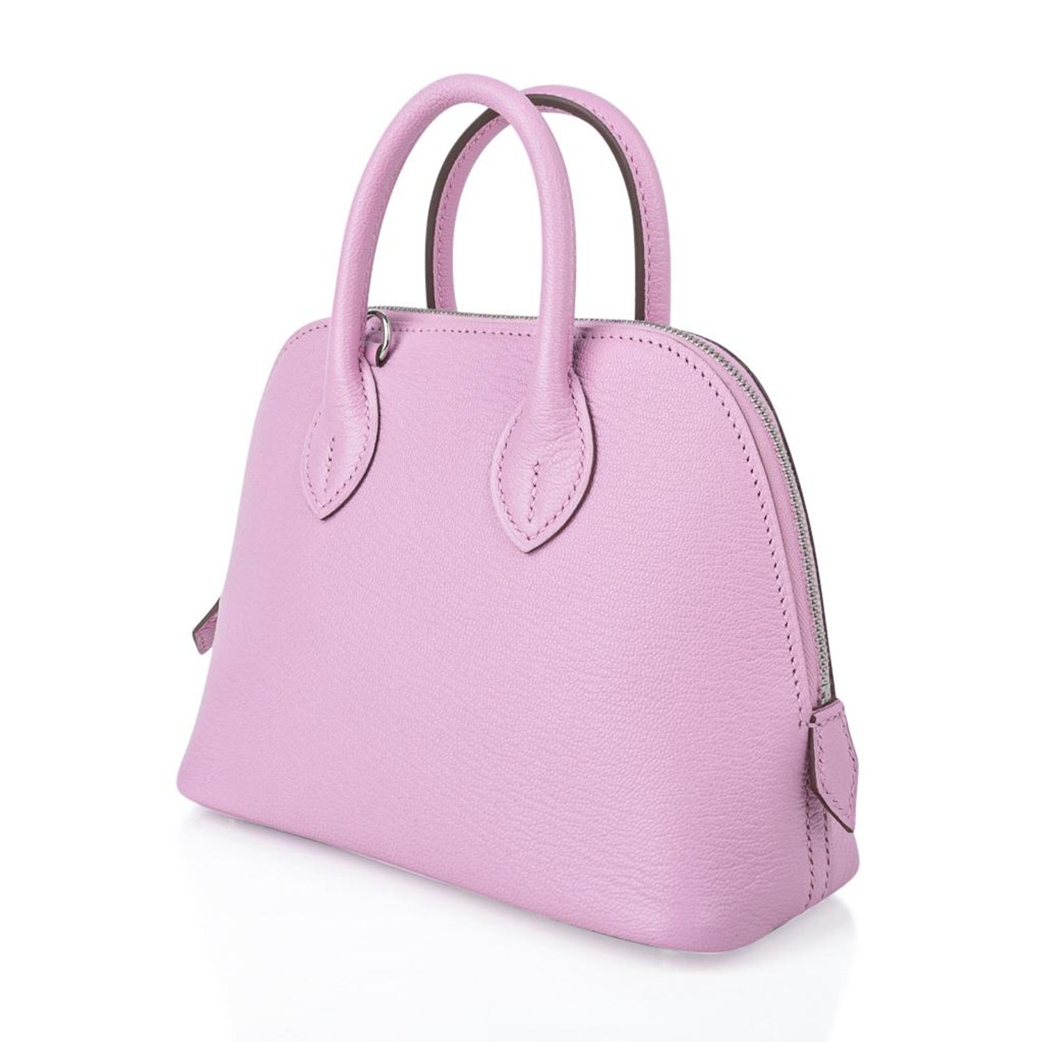 Hermes Bolide 1923 Mini Bag Mauve Sylvestre Chevre Leather