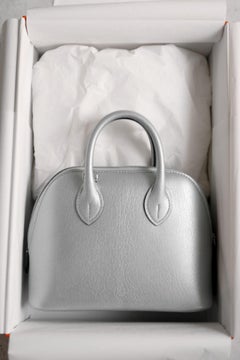 Hermès Bolide 1923 Mini Bag Silver Chamkilight Goatskin PHW G Stamp 2026