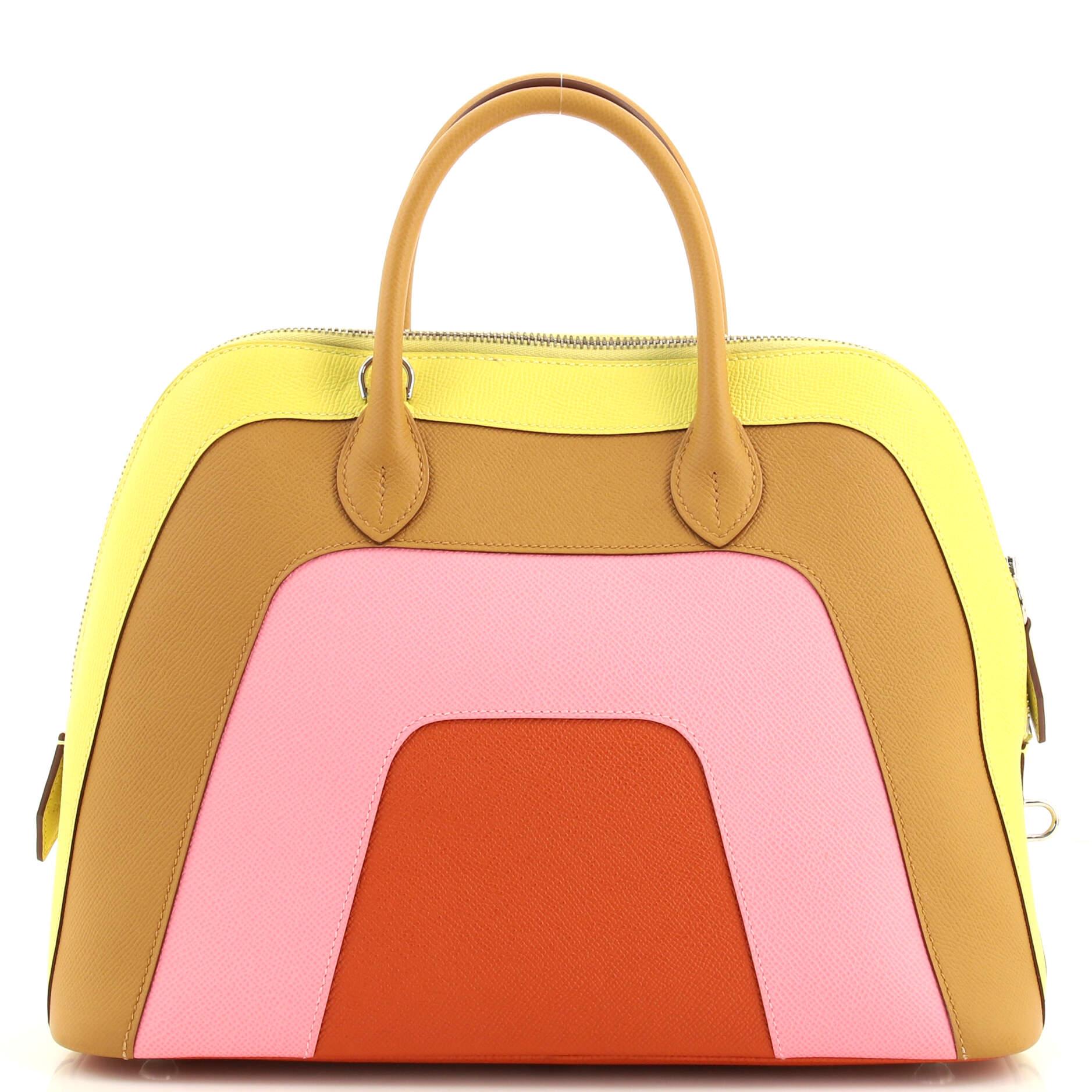 Women's or Men's Hermes Bolide 1923 Rainbow Bag Epsom 30