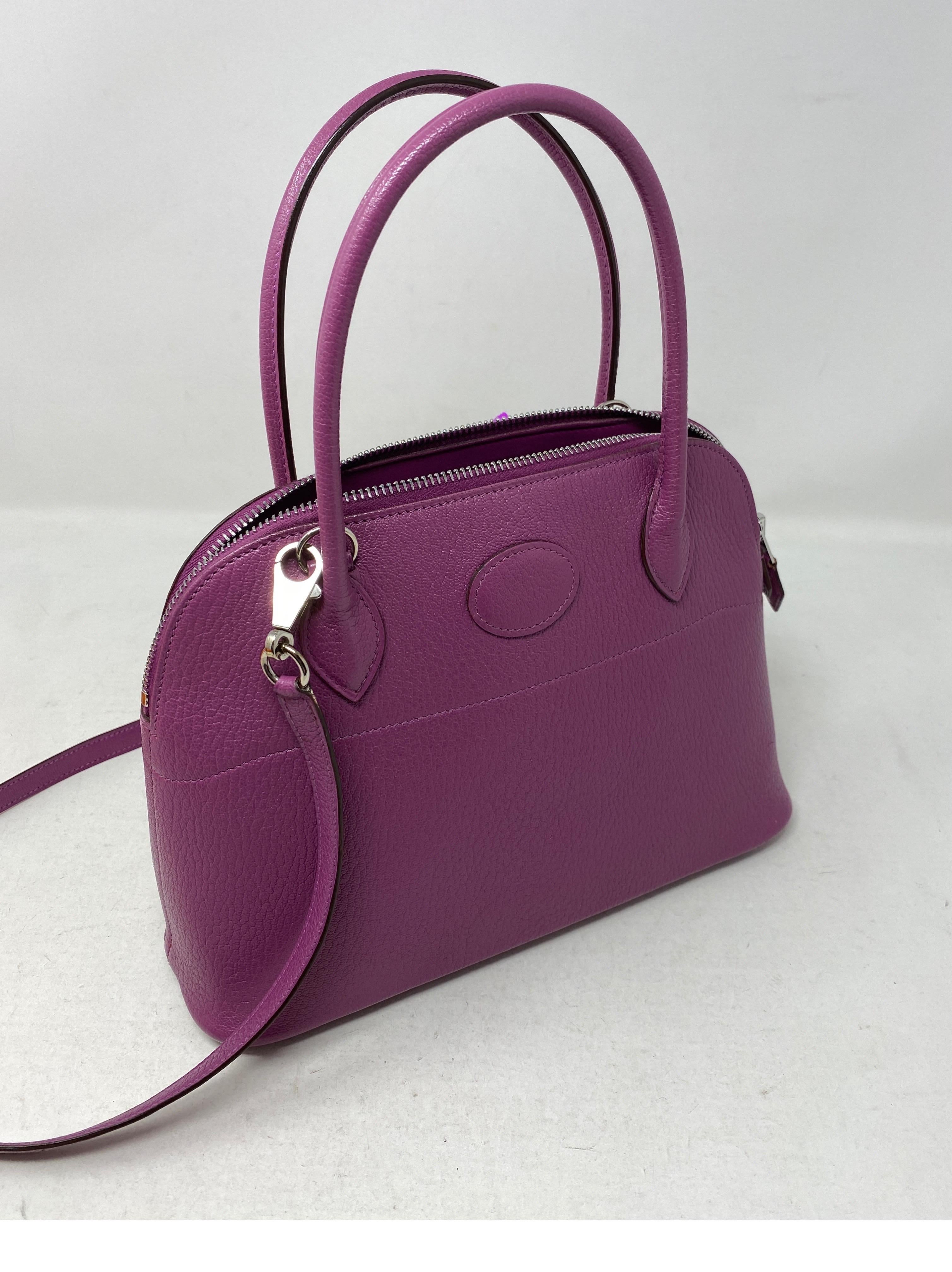 Hermes Bolide 27 Purple Bag 7
