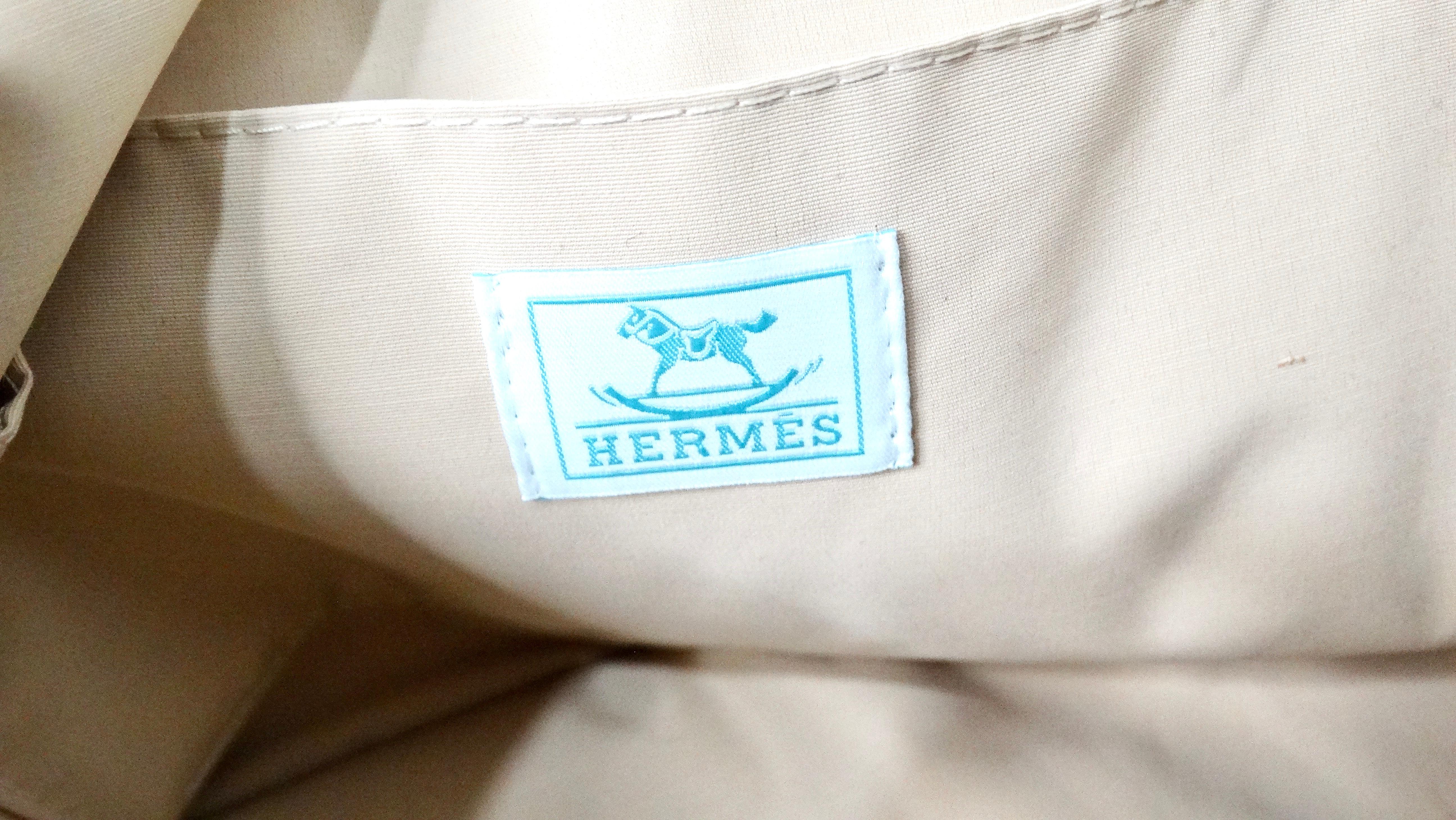 Hermes Bolide 30 Animaux Segeltuch Löwe Druck Tasche im Angebot 5