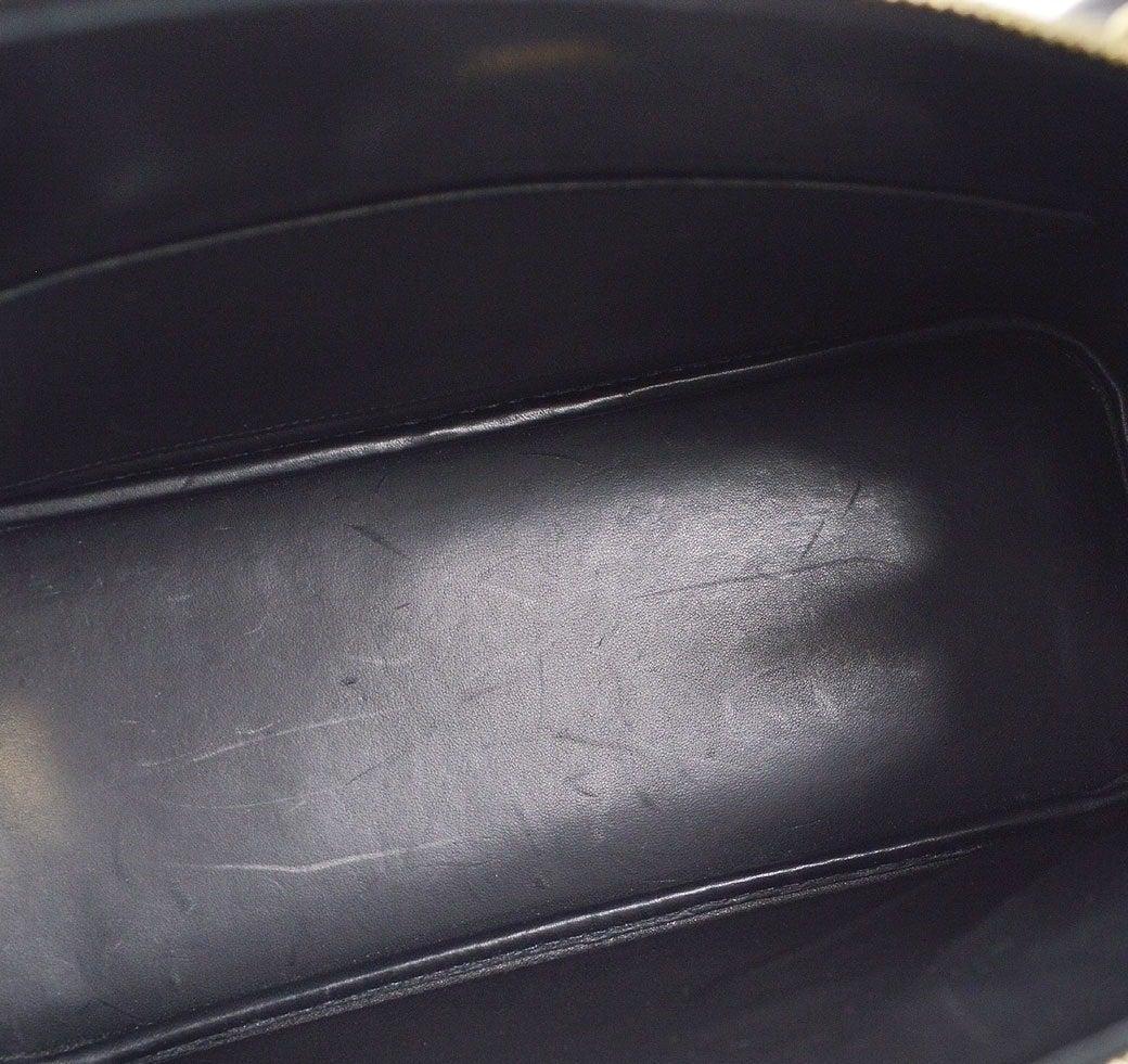 HERMES Bolide 31 Black Calfskin Leather Gold Top Handle Satchel Shoulder Bag 2