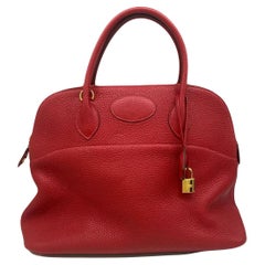 Hermes Bolide 35 - Rouge Casaque GHW