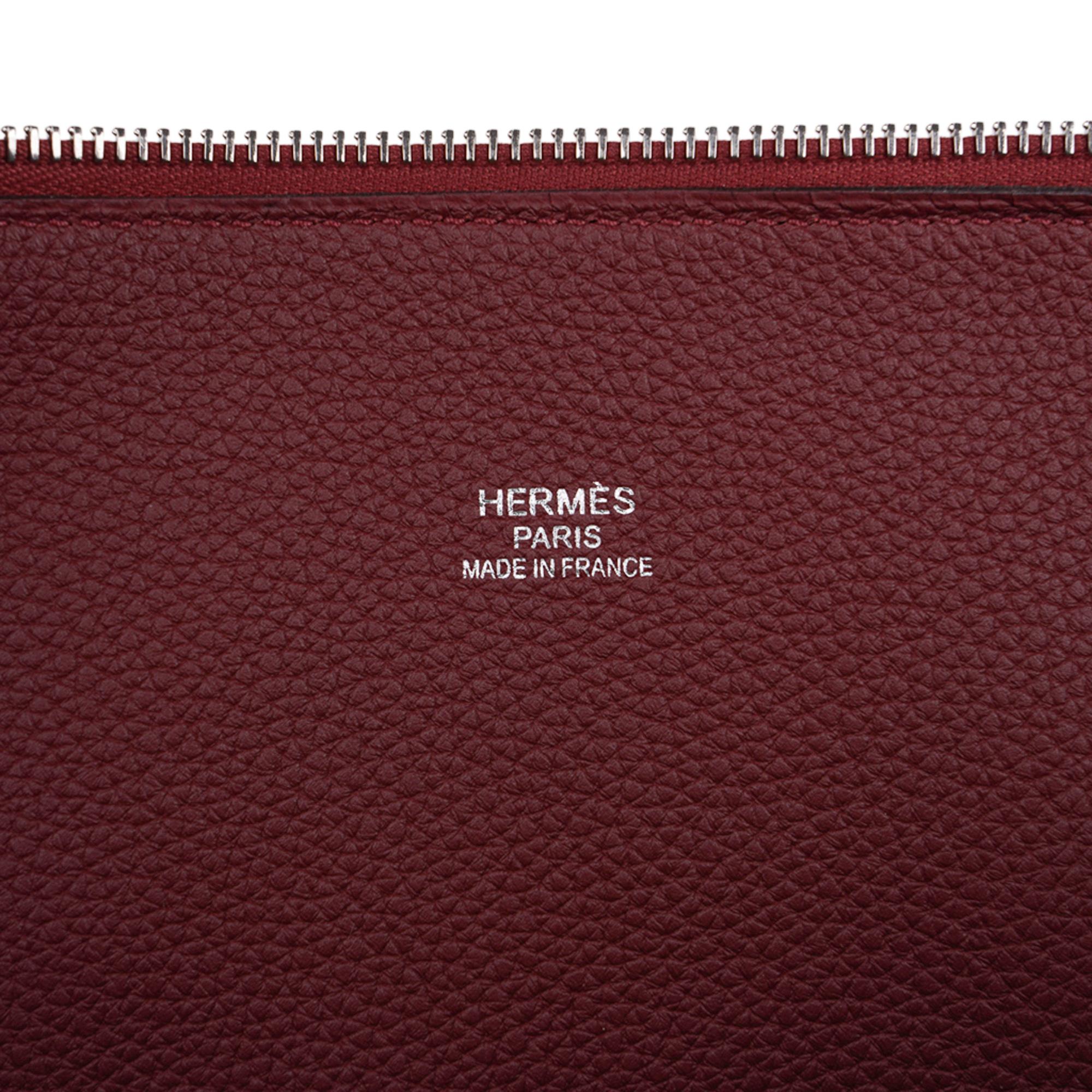 Hermes Bolide 45 Bag Rouge H Togo Weekender New w/Box 1