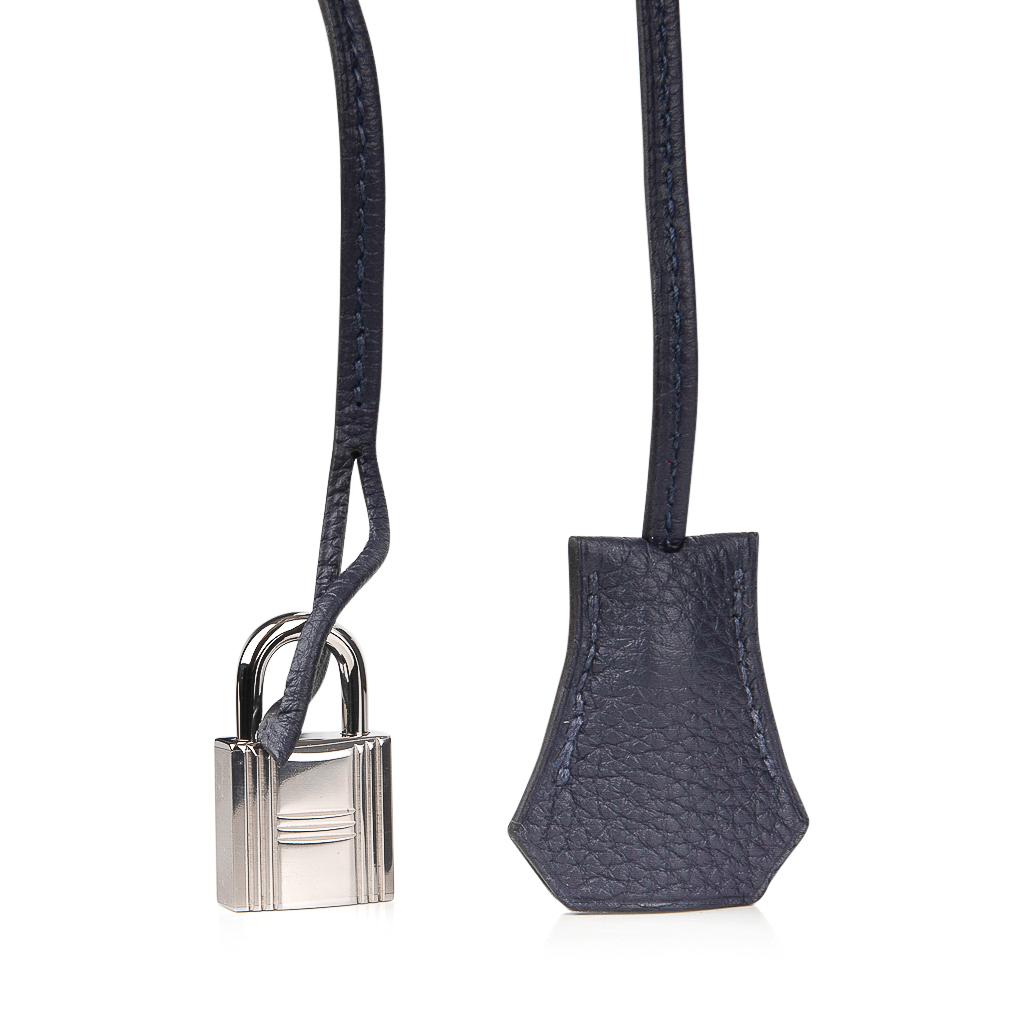 Hermes Bolide 45 Men's Bag Runway Shark Monster Blue Indigo Limited Edition 1
