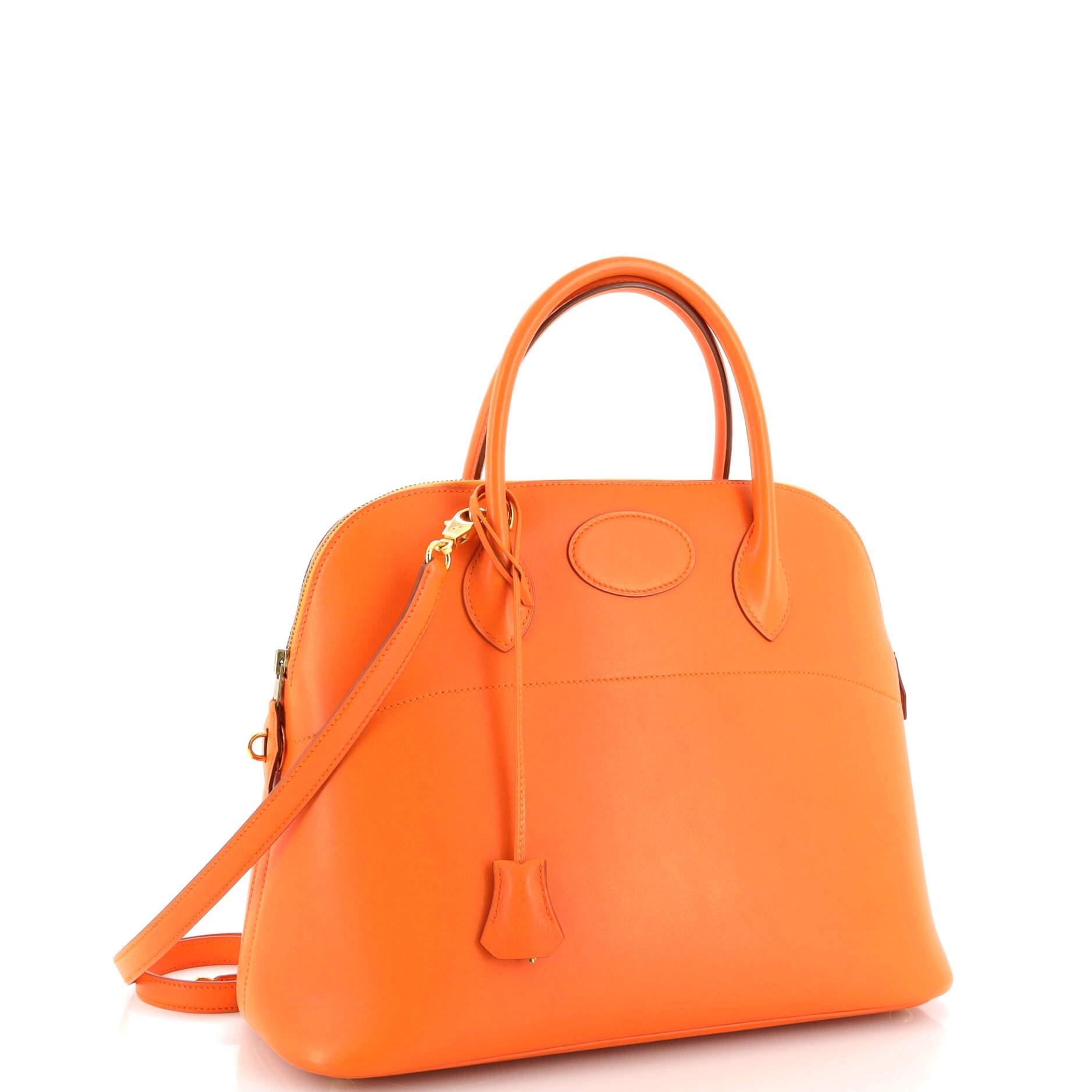 Hermes Bolide Bag Gulliver 35 In Good Condition For Sale In NY, NY