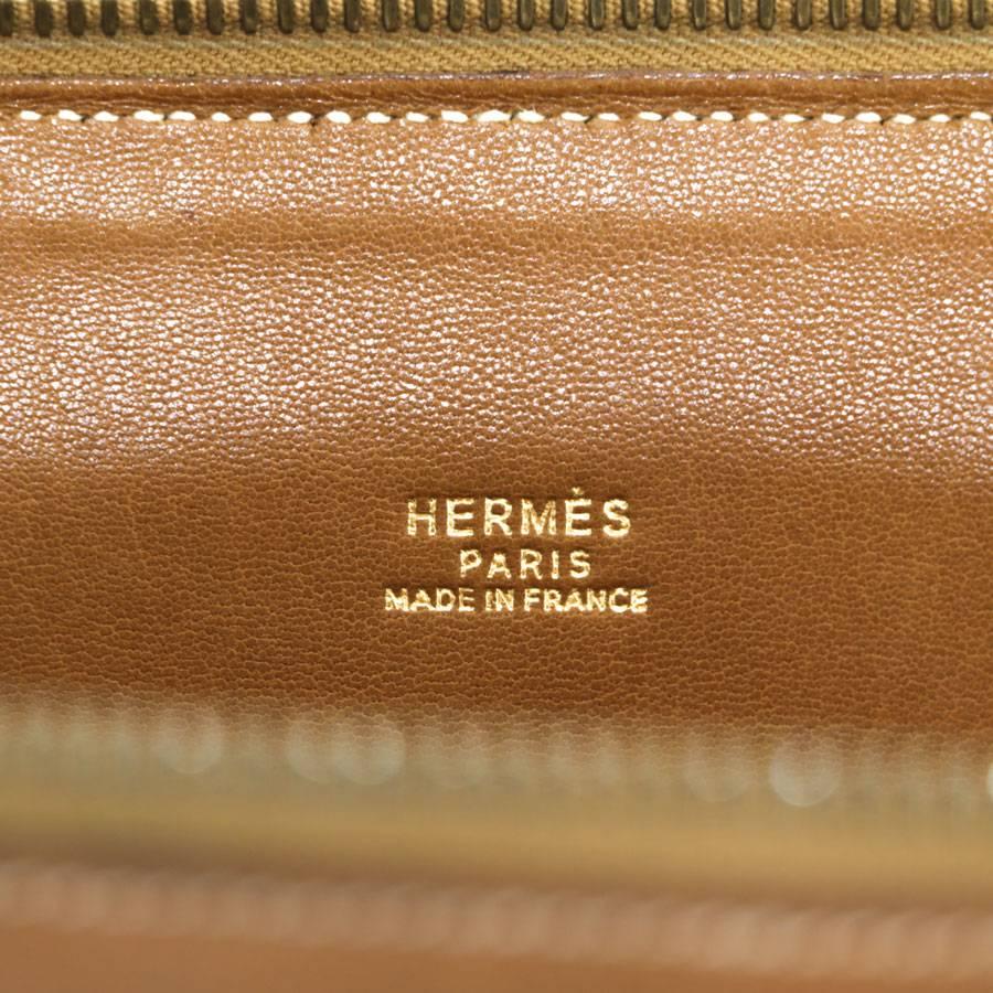 HERMES 'Bolide' Bag in Gold Grained Courchevel Leather 2