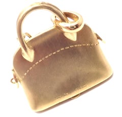 Hermès Bolide Bag Purse Large Yellow Gold Charm Pendant