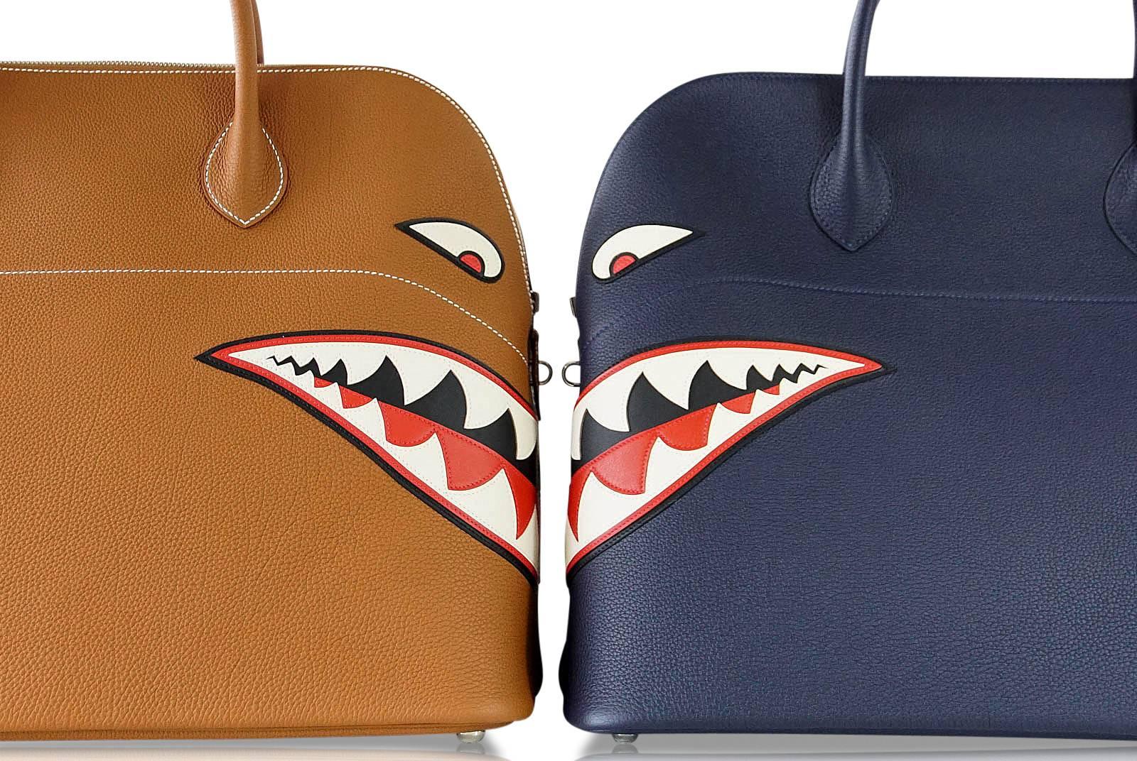 Hermes Bolide Bag Shark Monster Bolide Gold Palladium Limited Edition 1