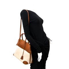 Hermès Bolide Canvas / Barenia Bag 35