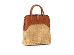 Hermès Bolide Gold Osier Barenia Calfskin Palladium Hardware