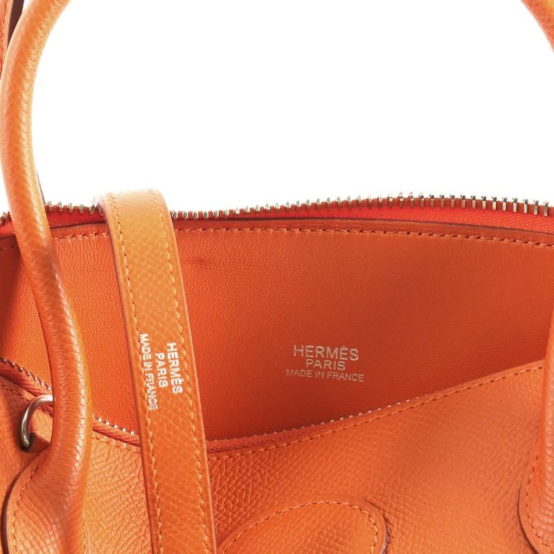 Orange Hermes Bolide Handbag Epsom 27
