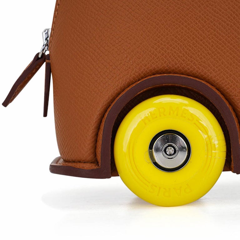 Hermes Bolide On Wheels 1923 Limited Edition Gold Mini Bag For Sale at  1stDibs