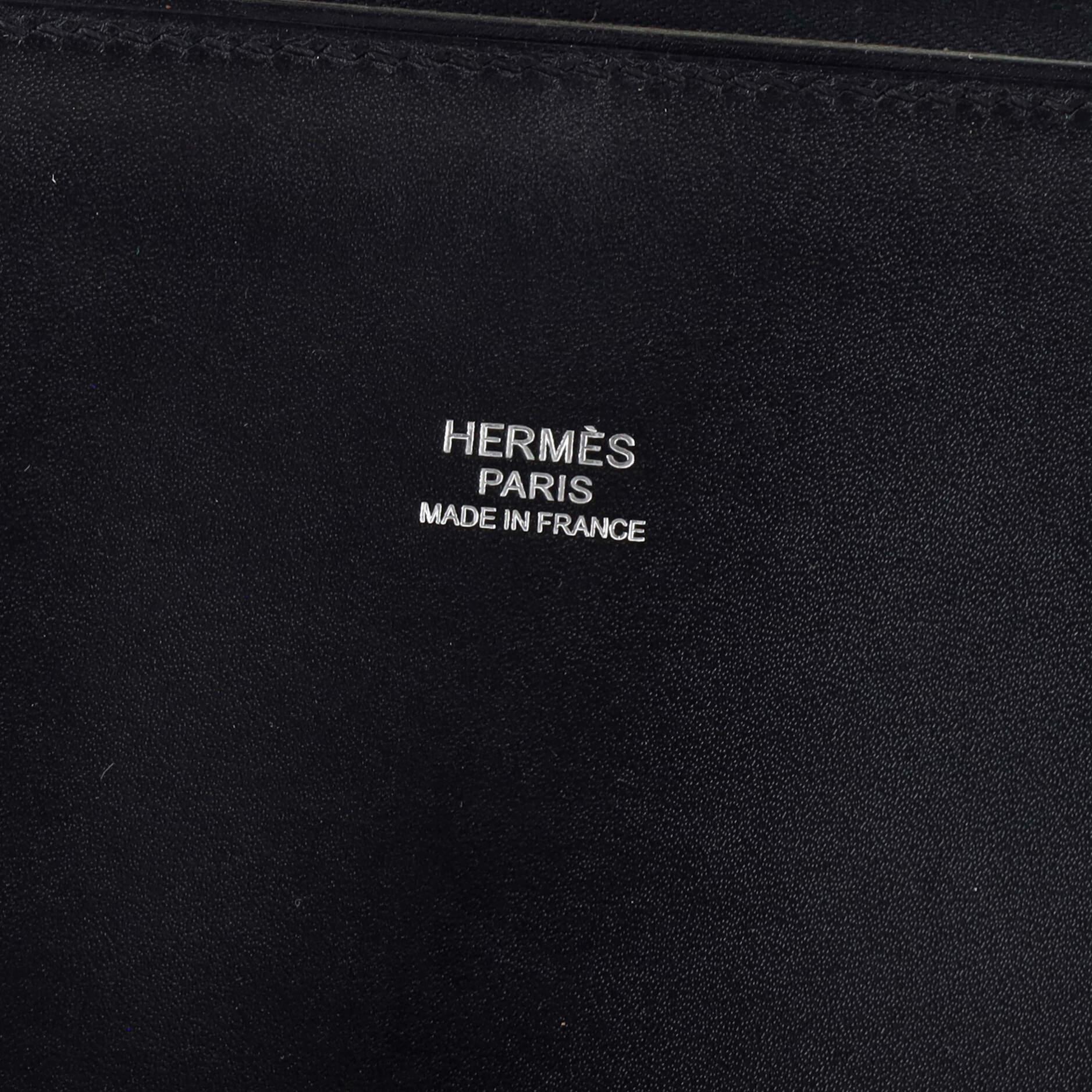 Hermes Bolide Paddock Leather and Twill 40 6