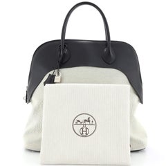 Hermes Bolide Paddock Leather and Twill 40
