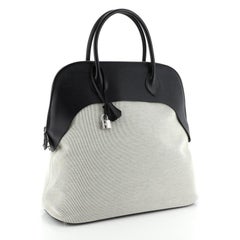 Hermes Bolide Paddock Leather and Twill 40