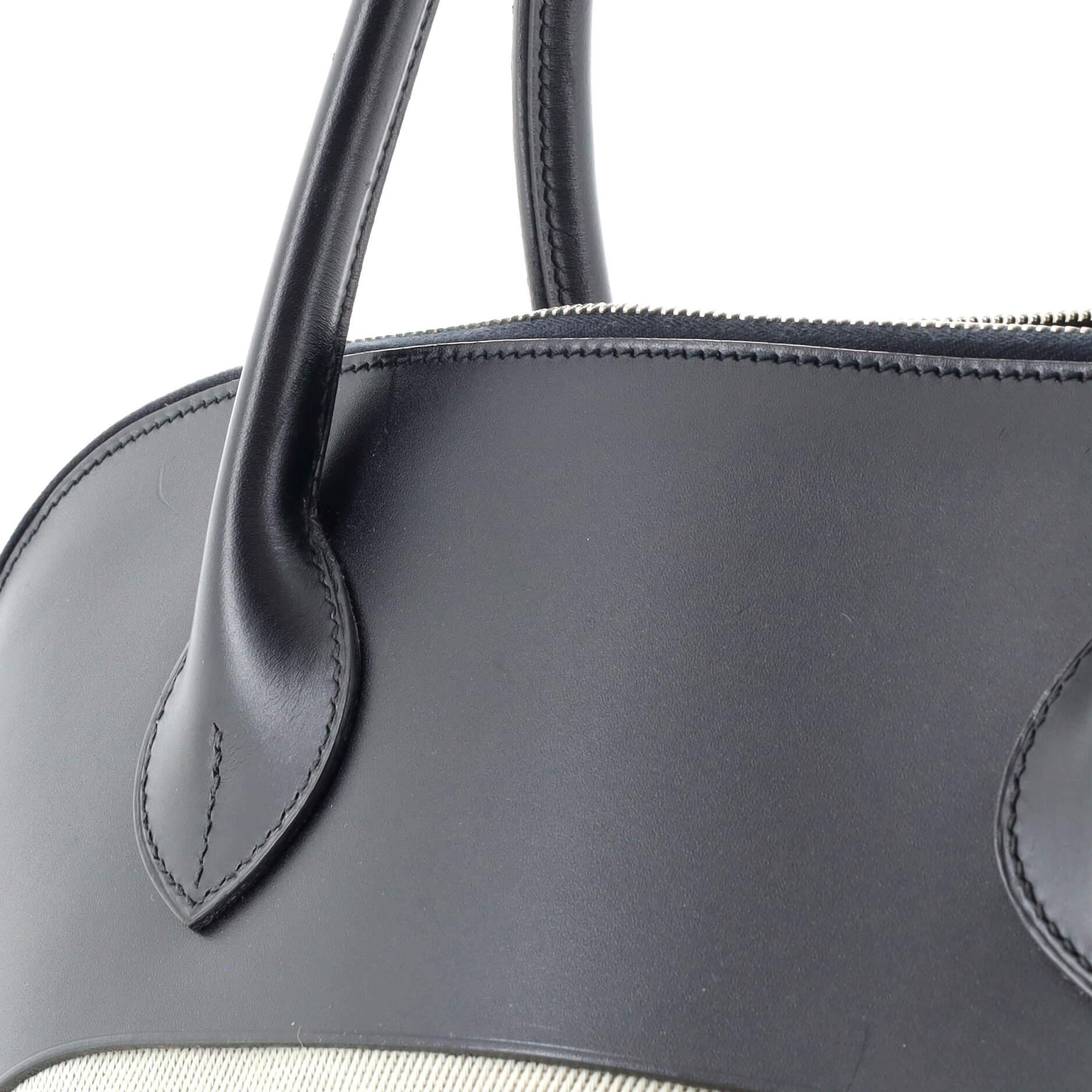 Hermes Bolide Paddock Leather and Twill 40 5
