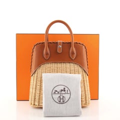 Hermes Bolide Picnic Bag Barenia and Wicker