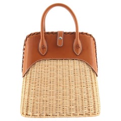 Hermes Bolide Picnic Bag Barenia and Wicker