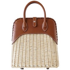 Hermes Bolide Picnic Osier Tasche Korbweide Barenia Limitierte Auflage