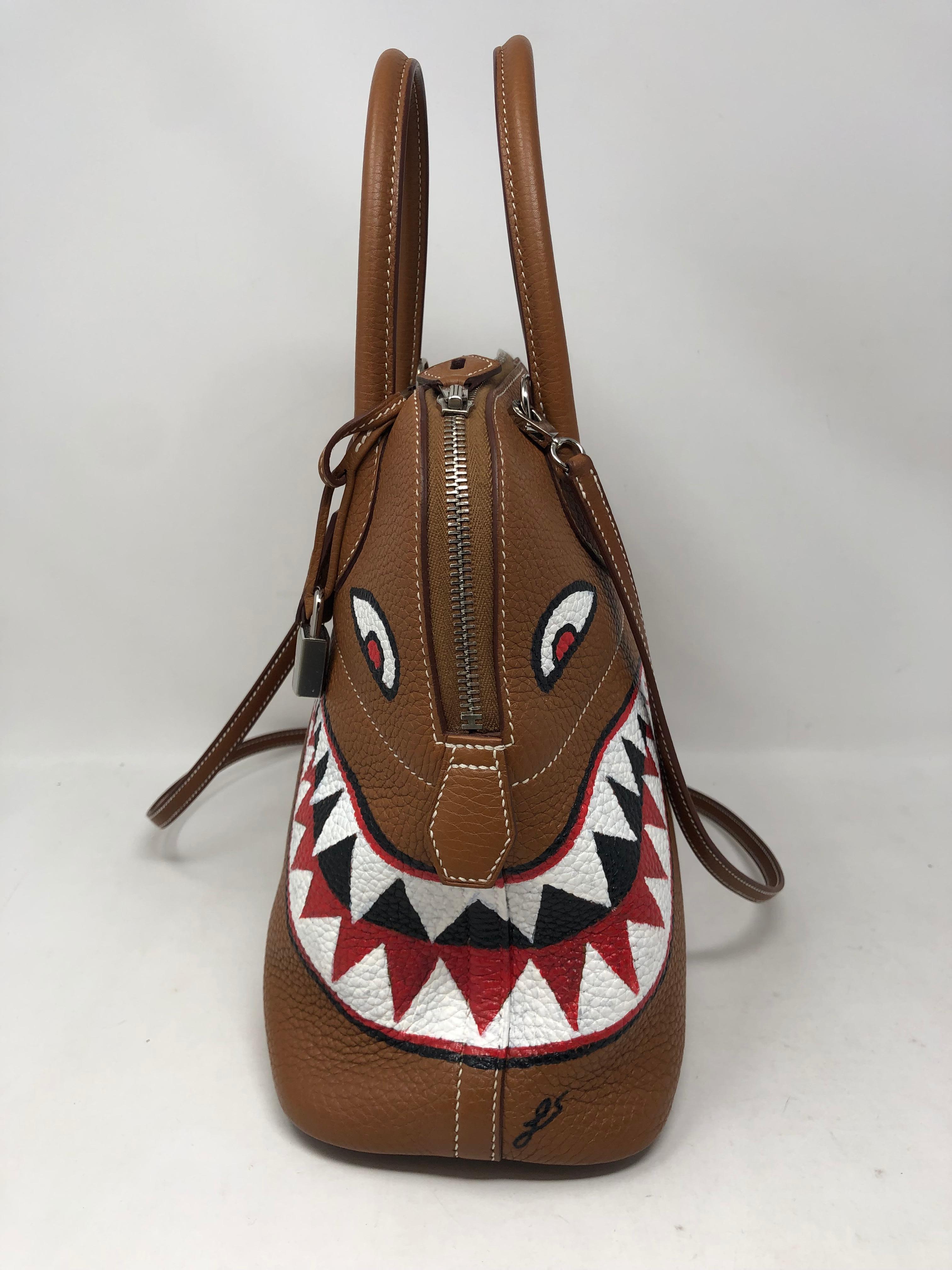 Women's or Men's Hermes Bolide Shark Bag