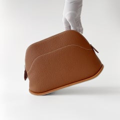 Hermes Bolide Skate 31 Bag In Gold, Togo Leather