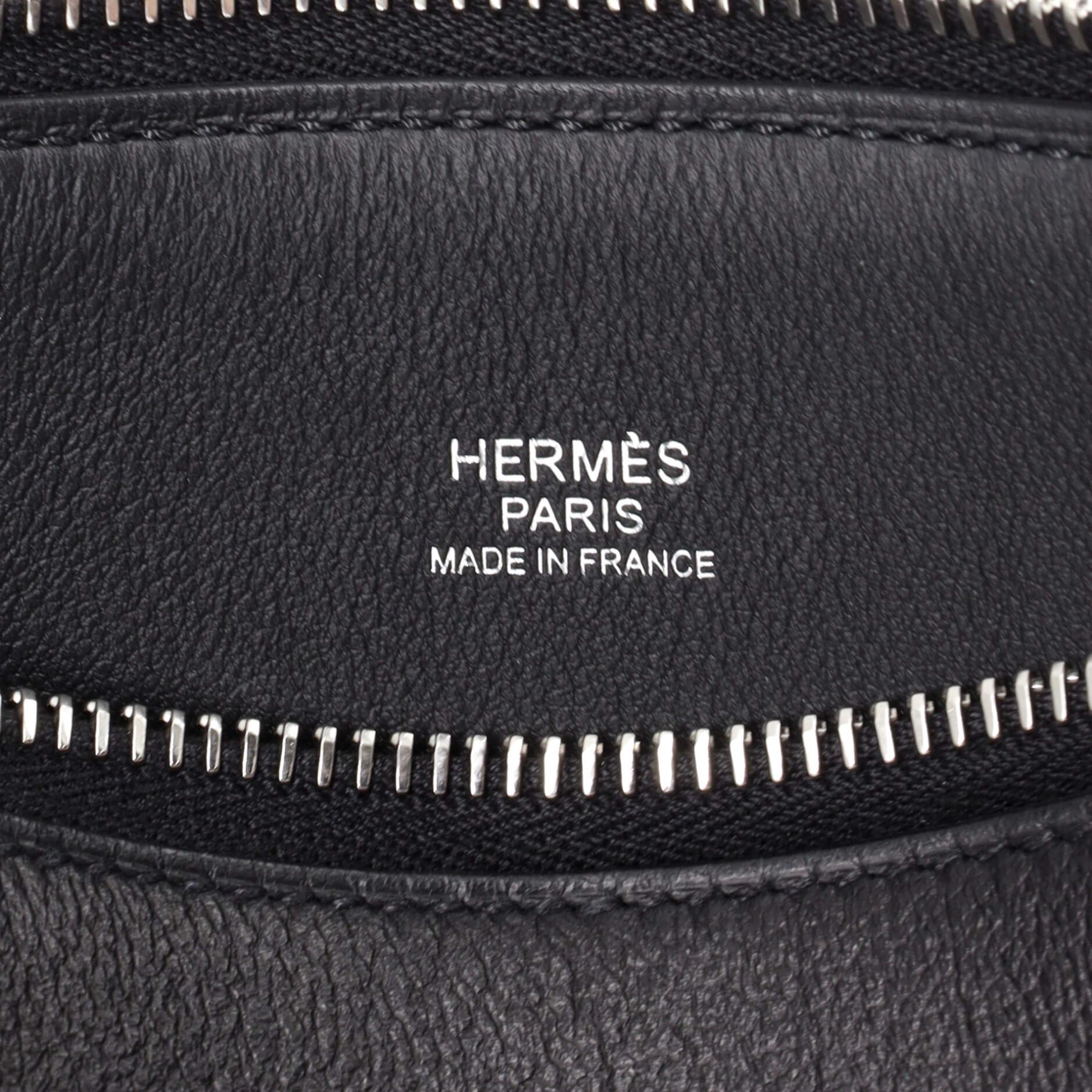 Hermes Bolide Skate Bag Evergrain with Printed Swift 31 3