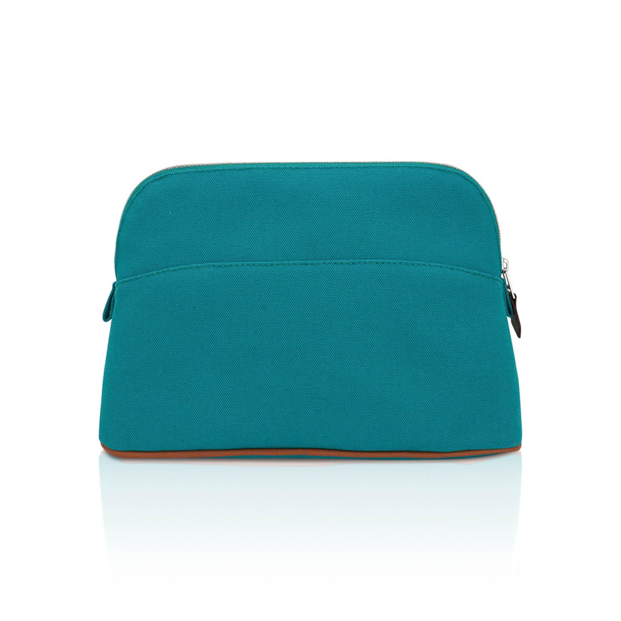 Hermes Bolide Travel Case Vert Verone Medium Model For Sale 1