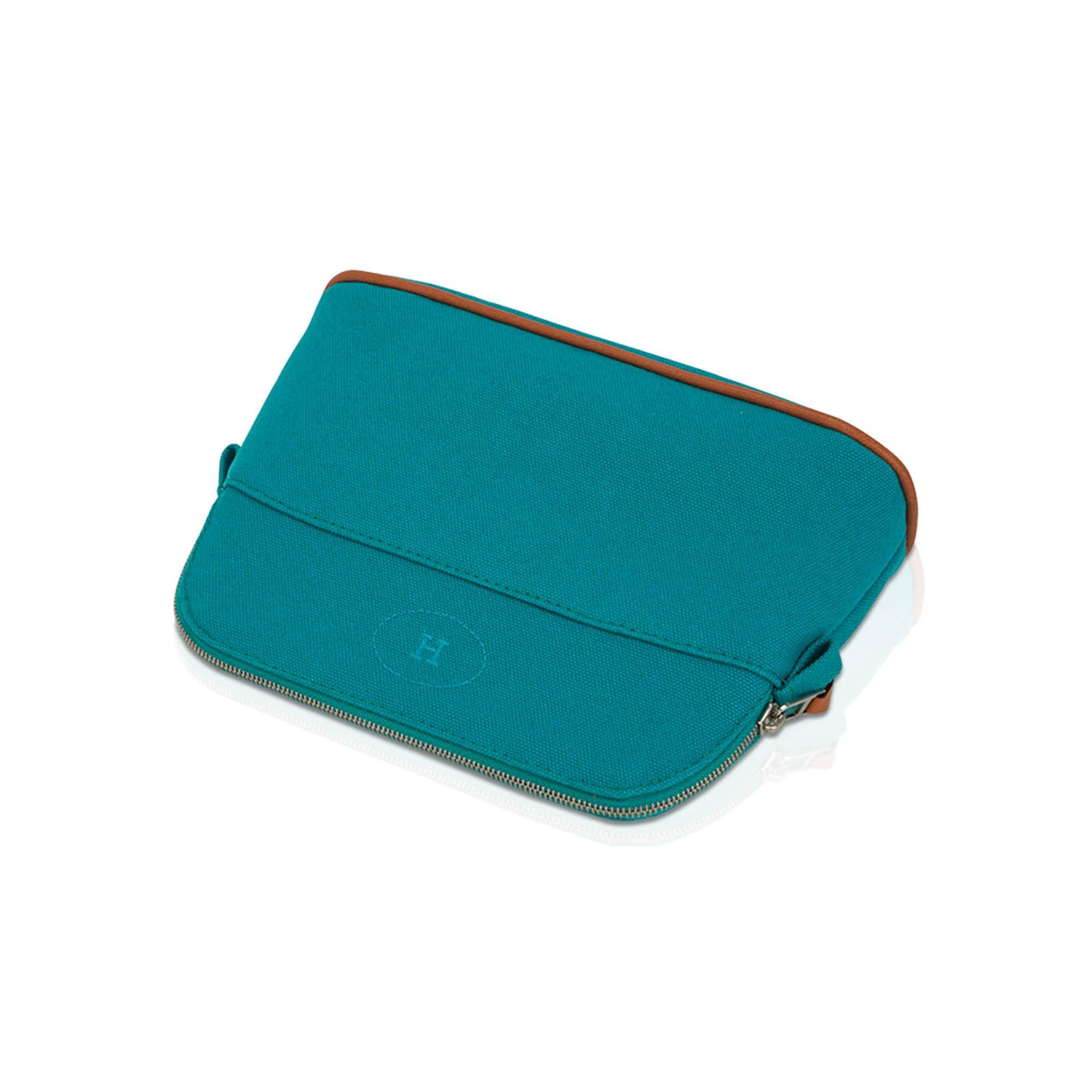 Hermes Bolide Travel Case Vert Verone Mini Model For Sale 1