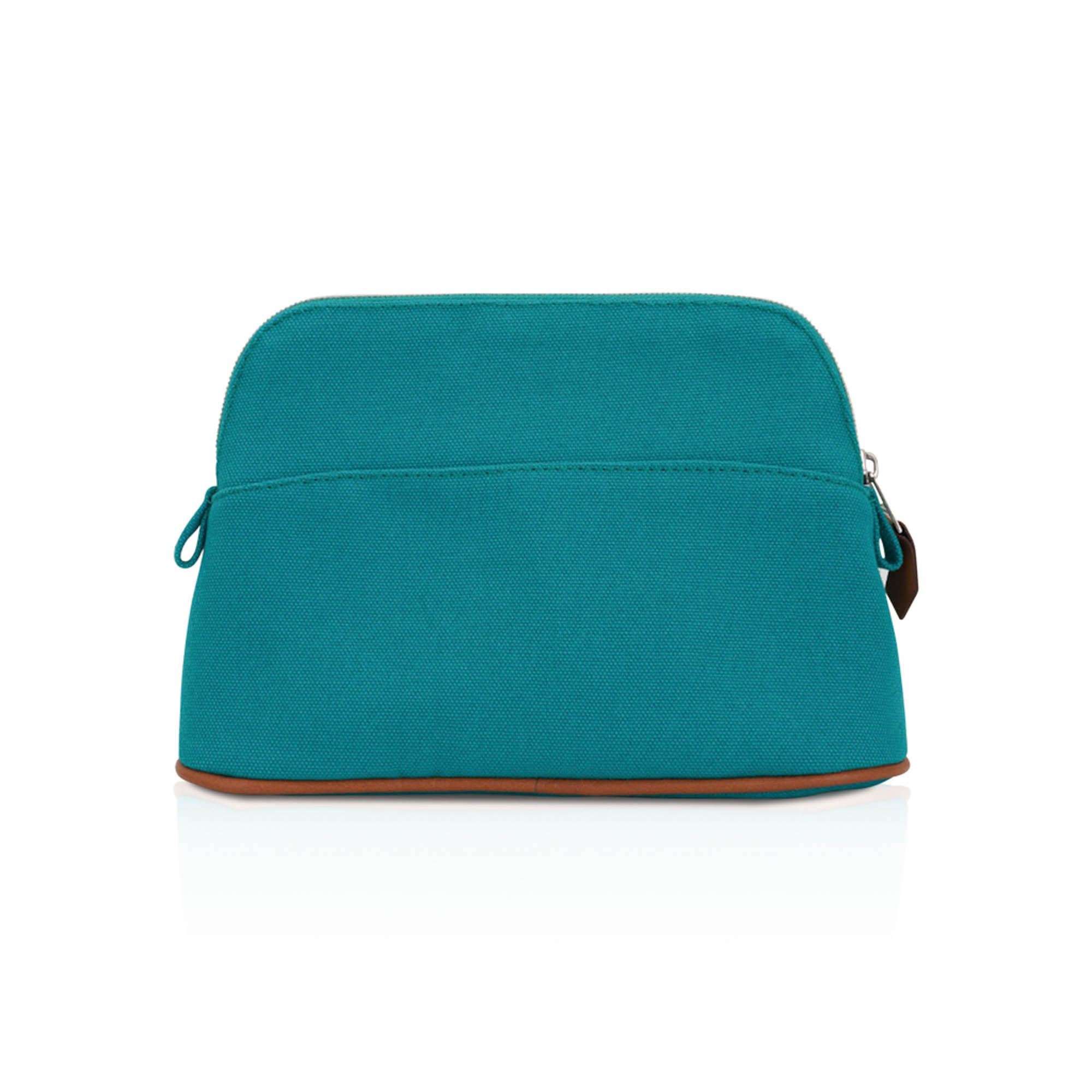 Hermes Bolide Travel Case Vert Verone Mini Model For Sale 3