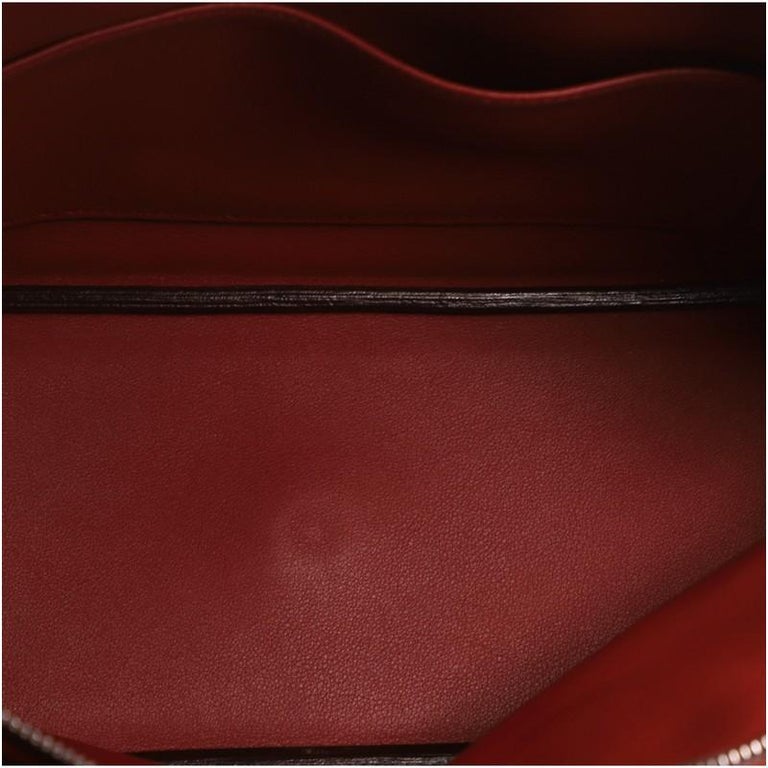 Hermes 31cm Rose Dragee Swift Leather Web Bolide 1923 Bag - Yoogi's Closet