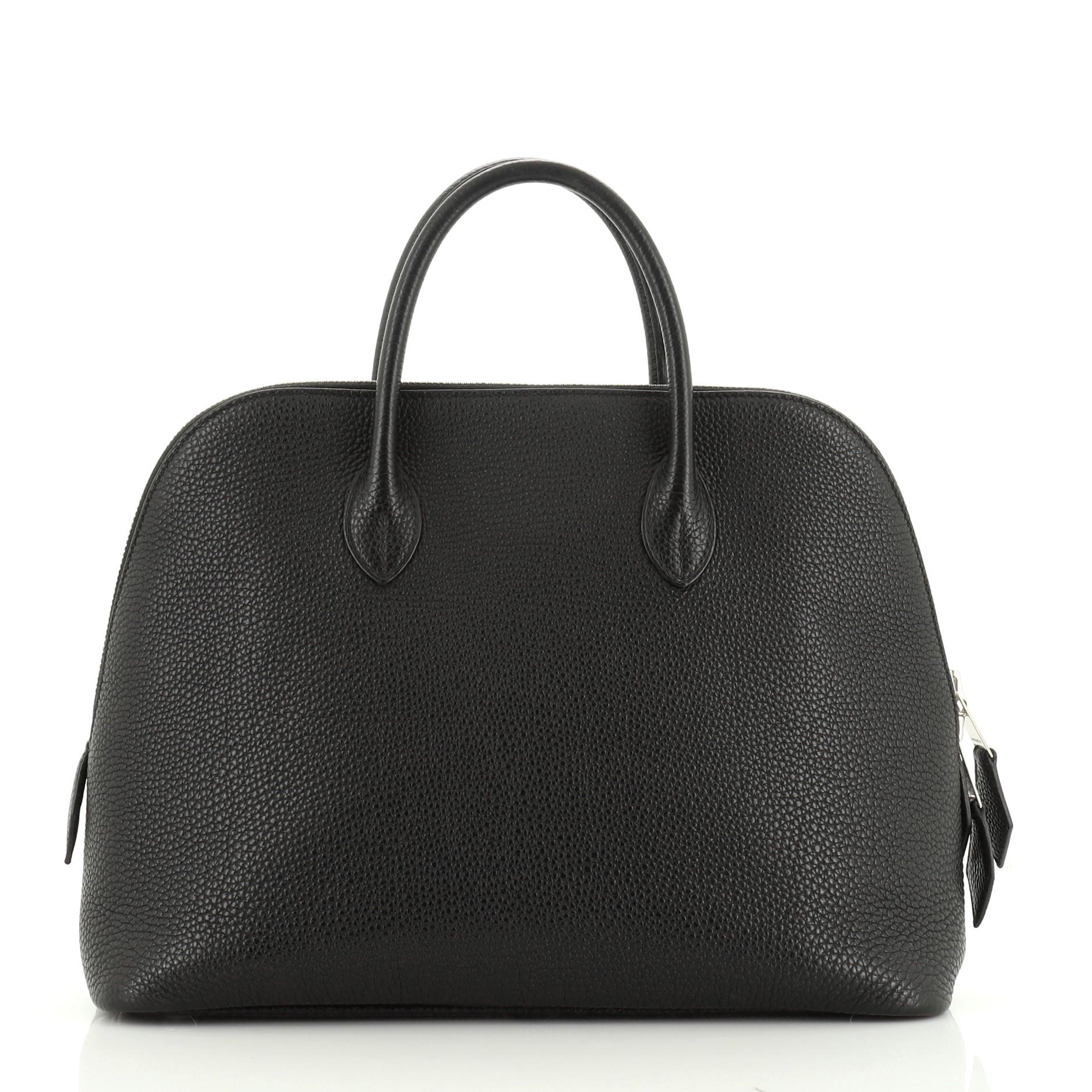 Black Hermes Bolide Web 1923 Handbag Togo 31