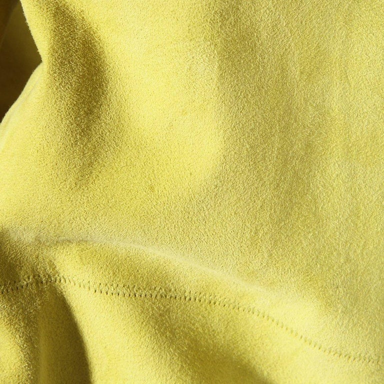 Yellow Hermès Bomber Jacket For Sale