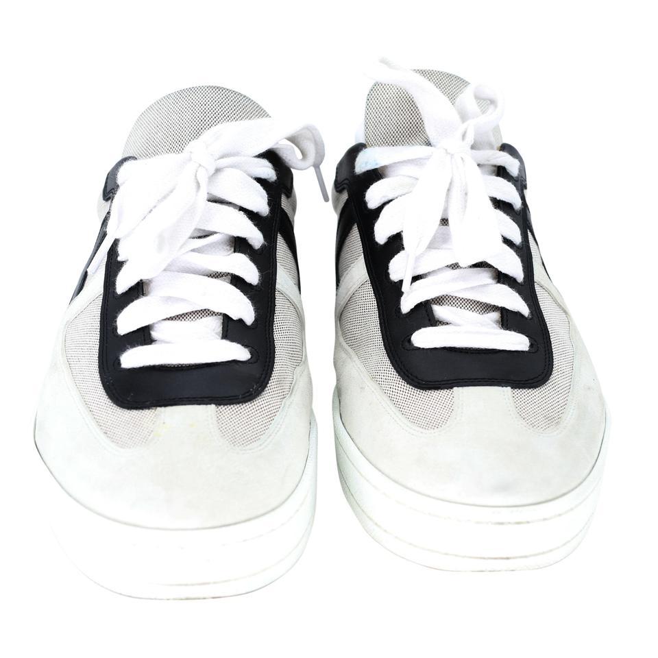 Grigio Hermes Boomerang sz 42.5 Canvas Low Top  Scarpe da ginnastica HM-S0323P-0001
