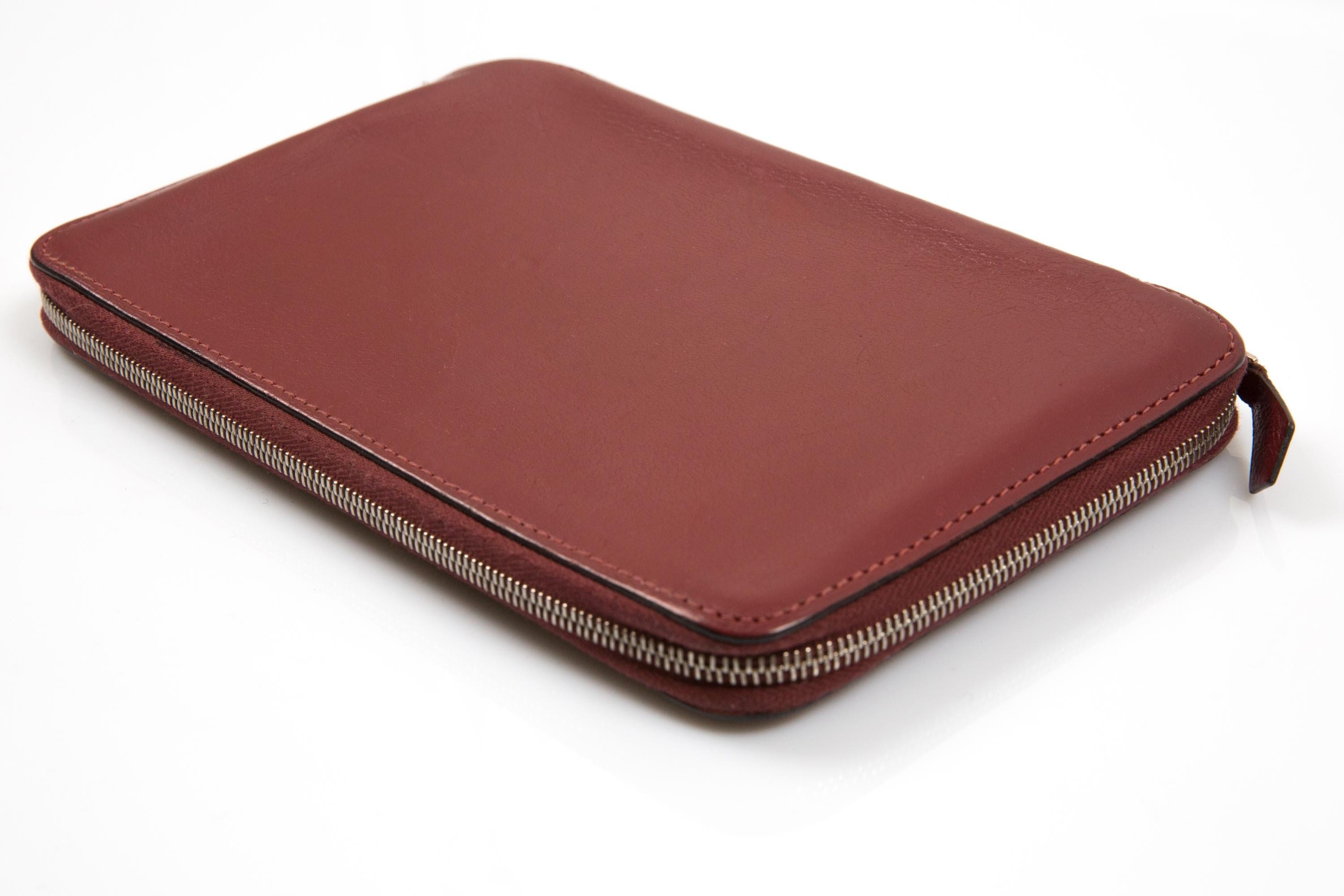 Marron Portefeuille en cuir 