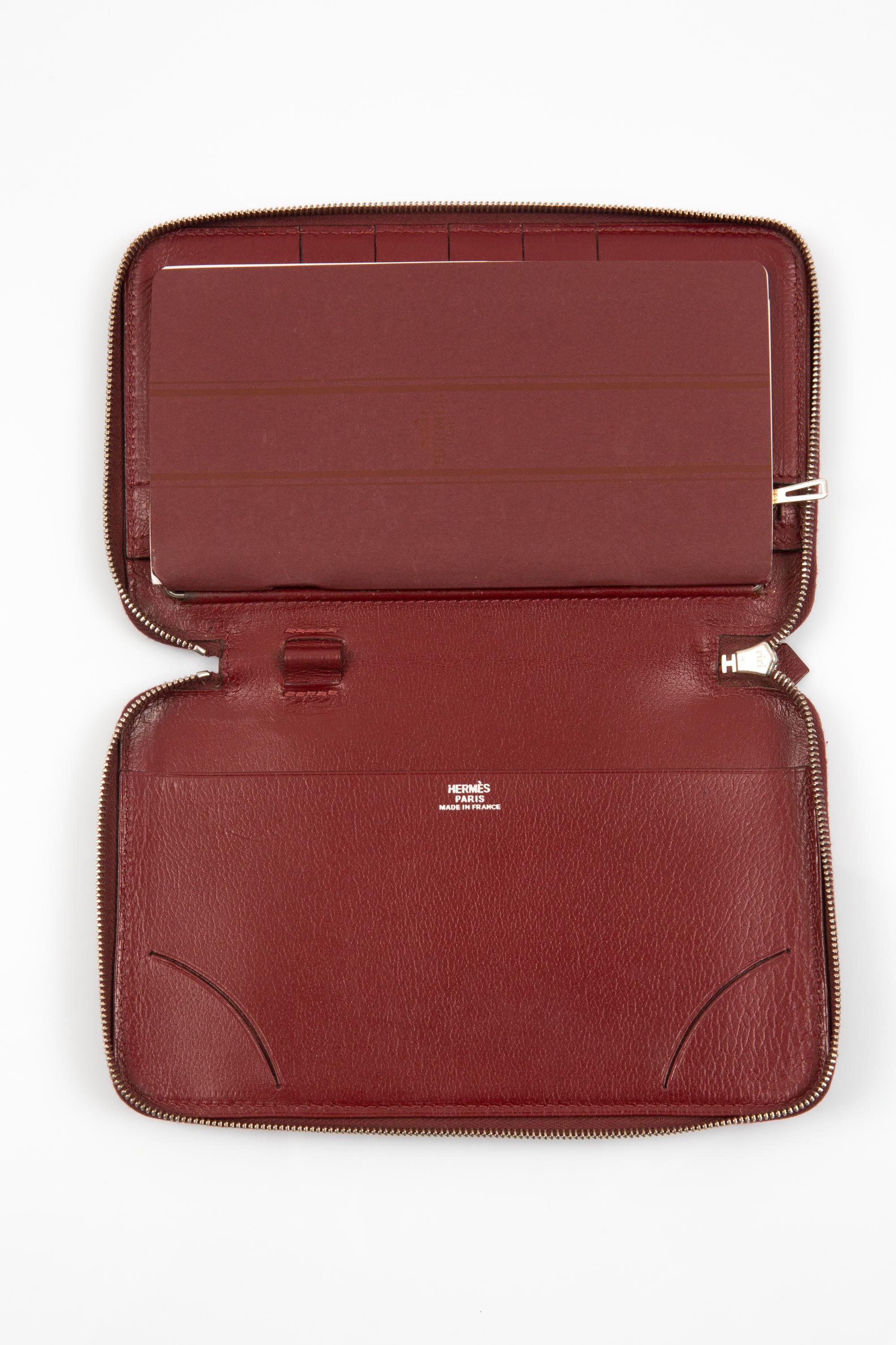Portefeuille en cuir 