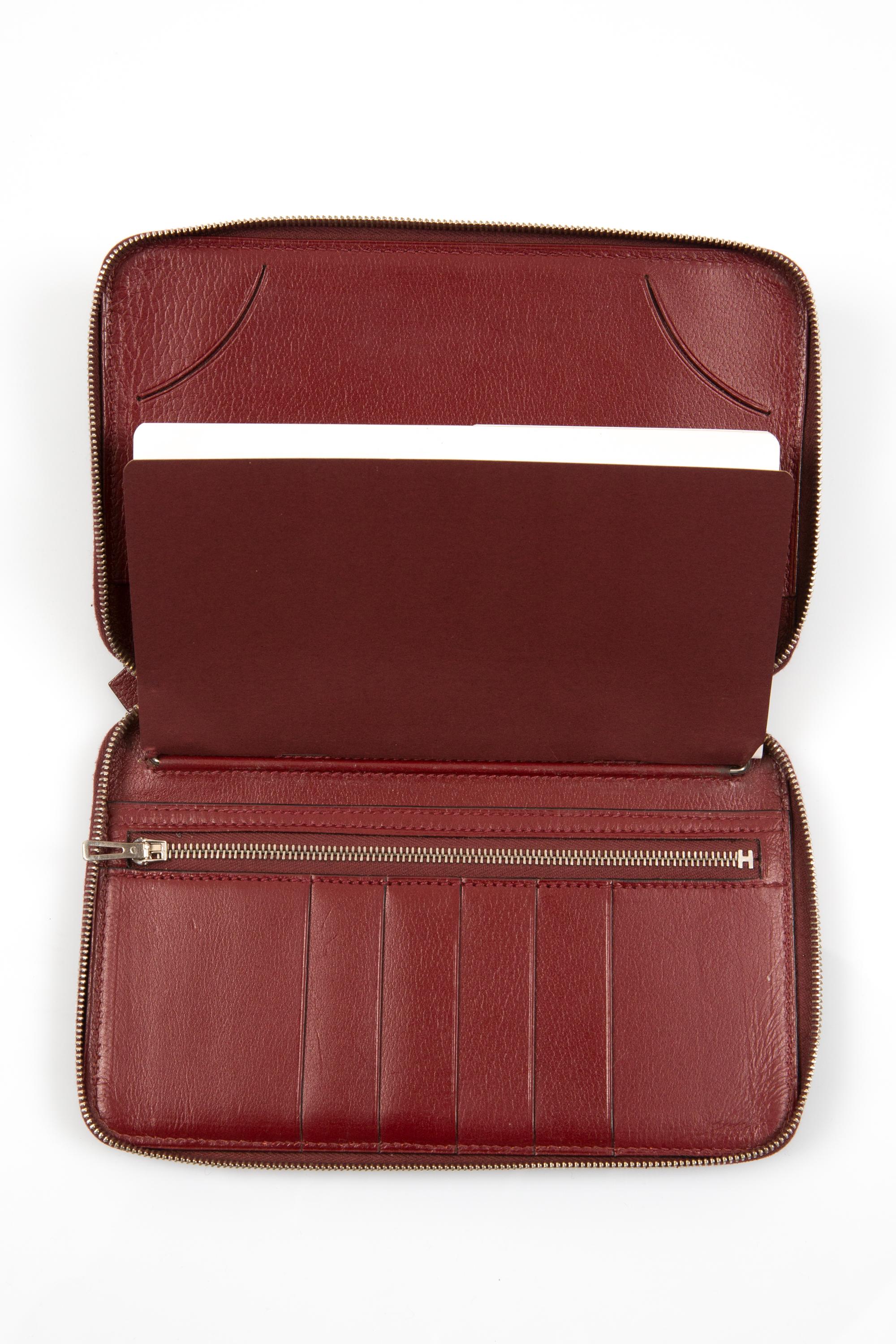 Portefeuille en cuir 