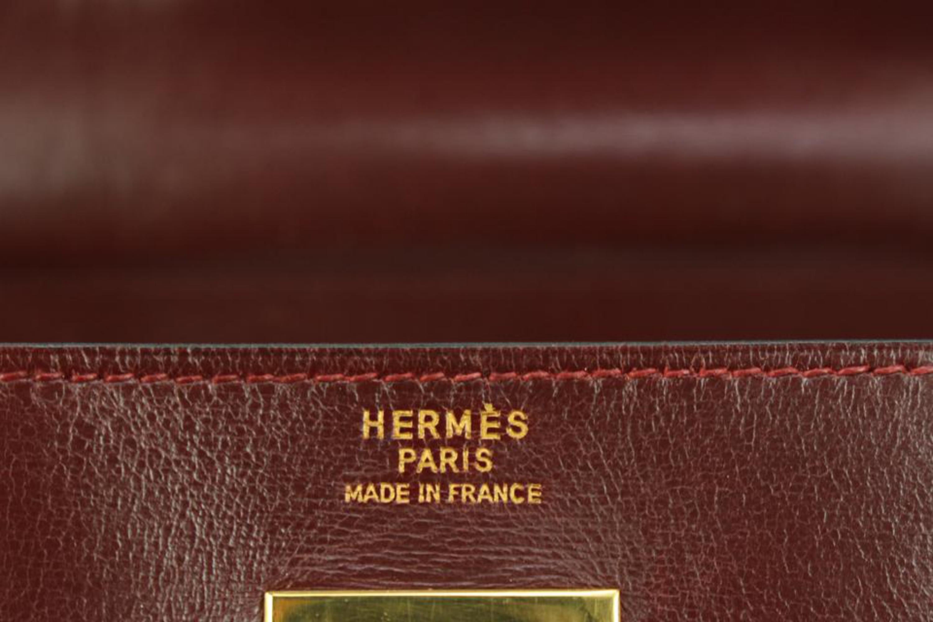 Hermes Kelly Bordeaux - 4 For Sale on 1stDibs | hermes kelly 25 bordeaux
