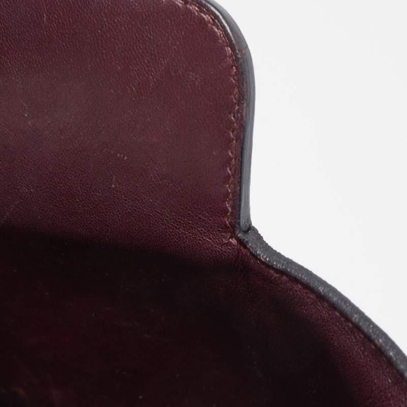 Hermes Bordeaux Evercolor Leather Palladium Finish Toolbox 20 Bag 16