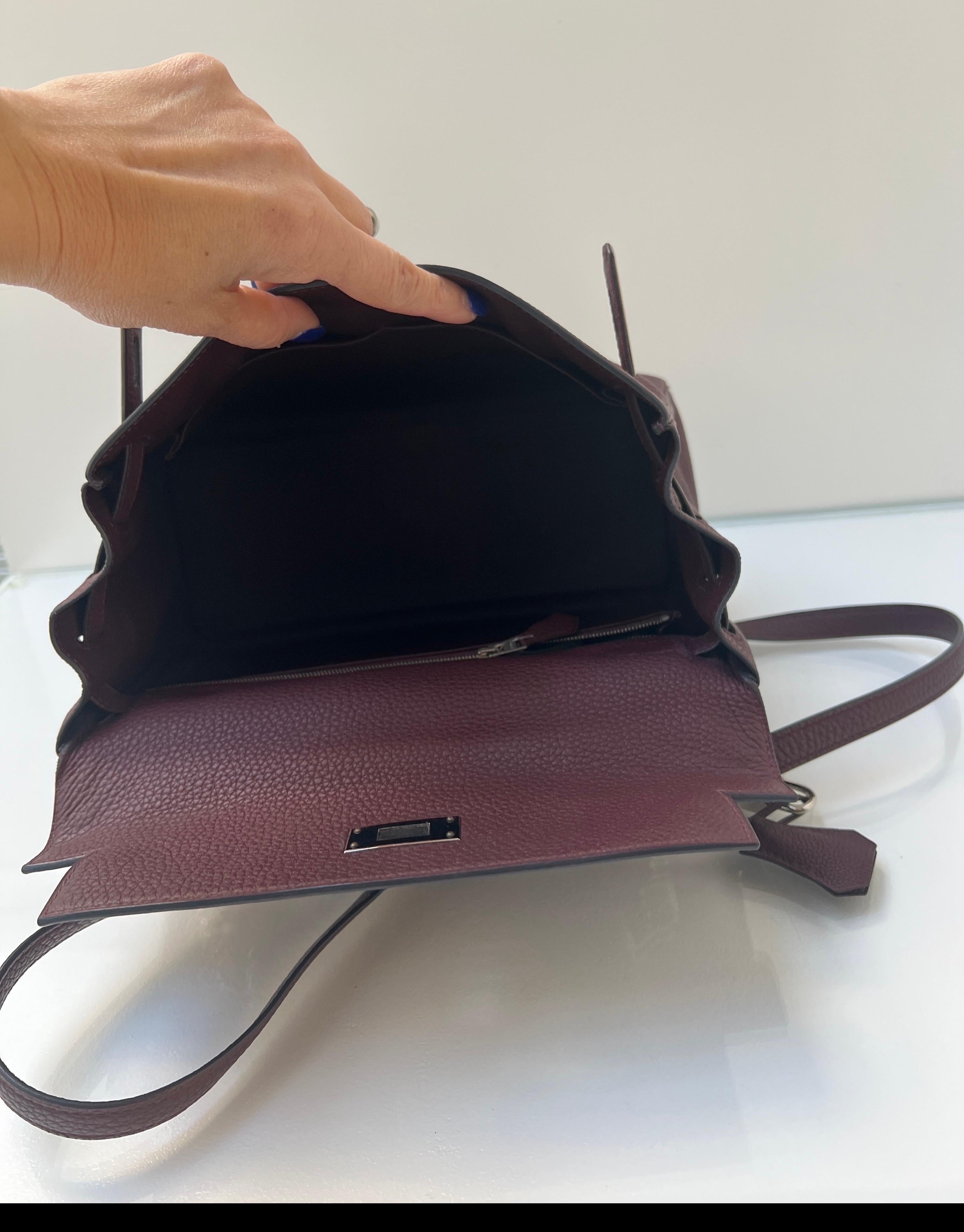 Hermes Bordeaux Kelly 28 Bag For Sale 12