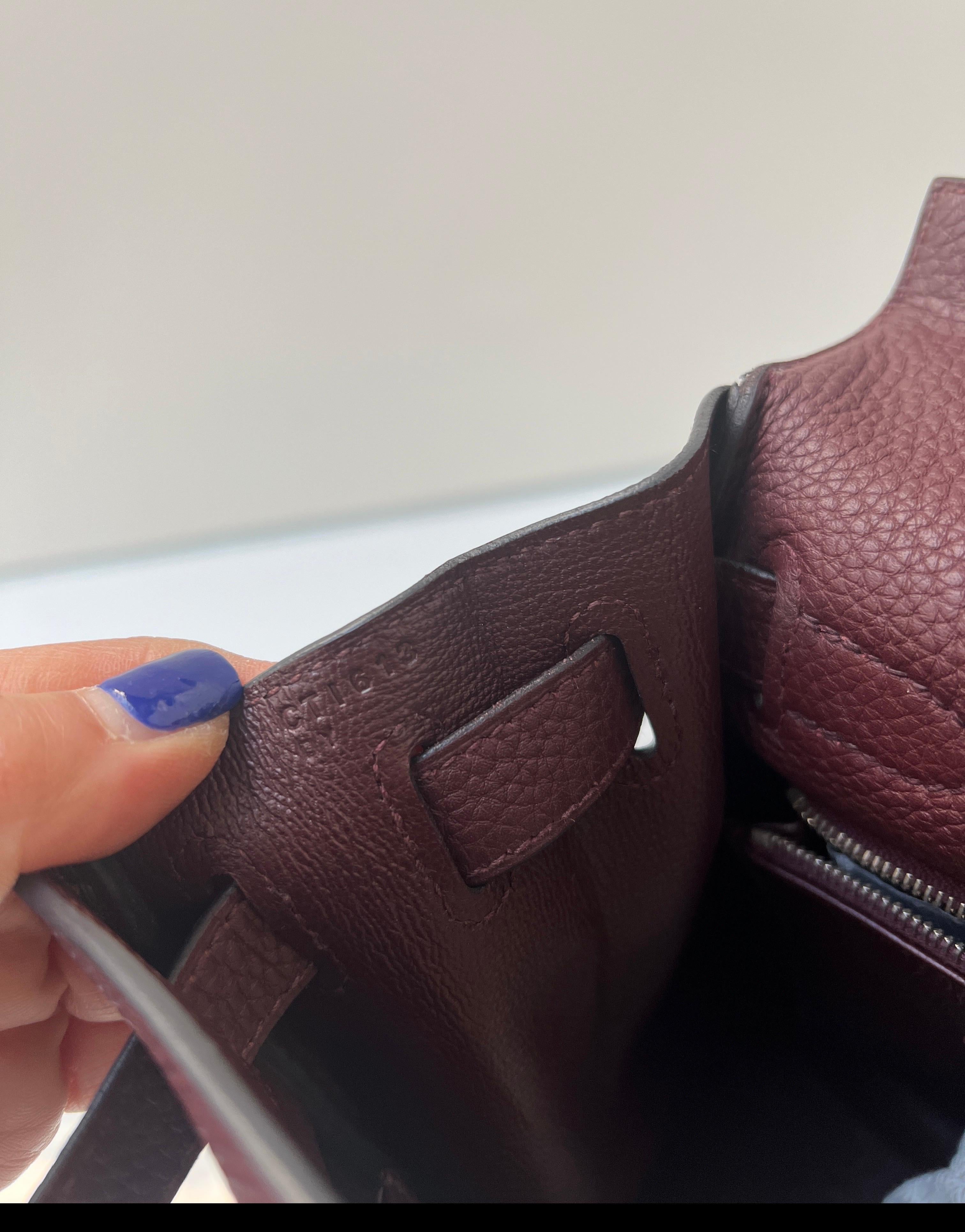 Hermes Bordeaux Kelly 28 Bag For Sale 14