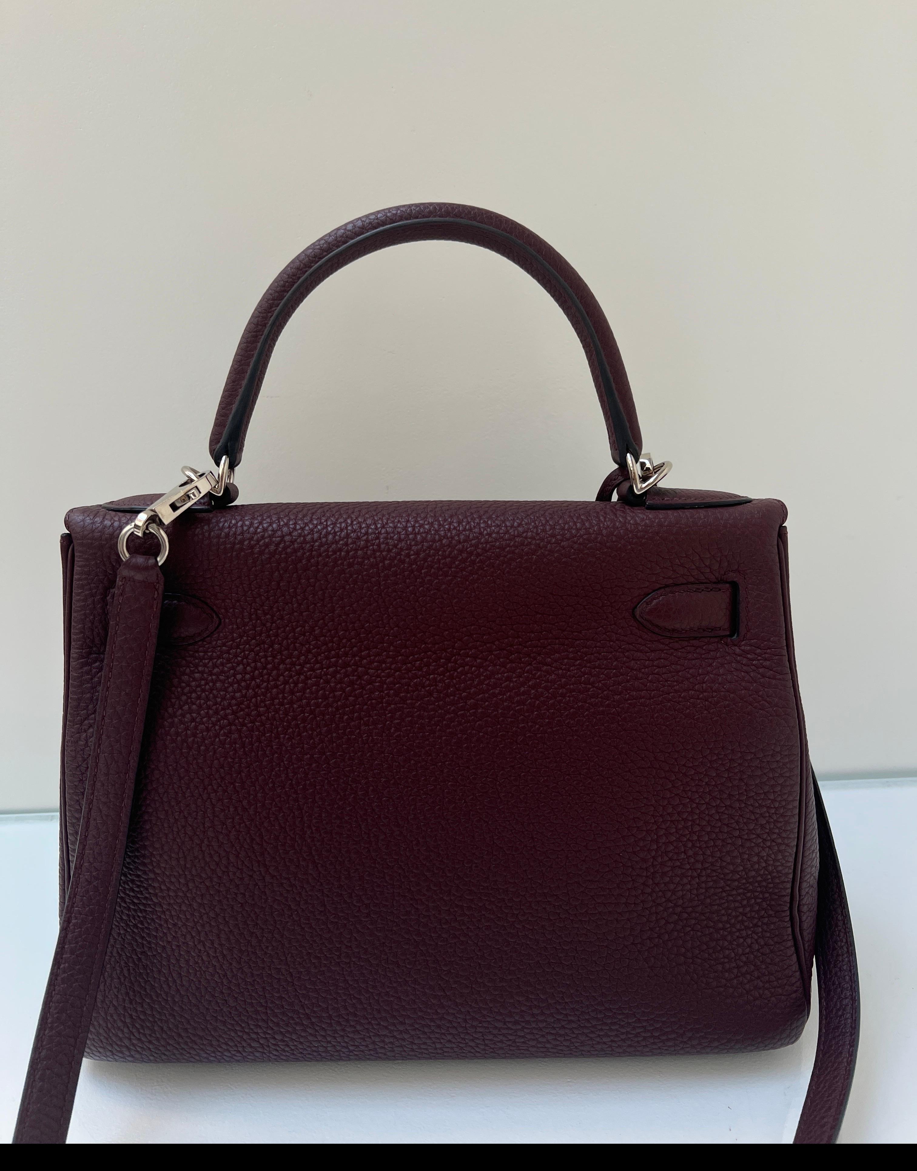 Hermes Bordeaux Kelly 28 Bag For Sale 1
