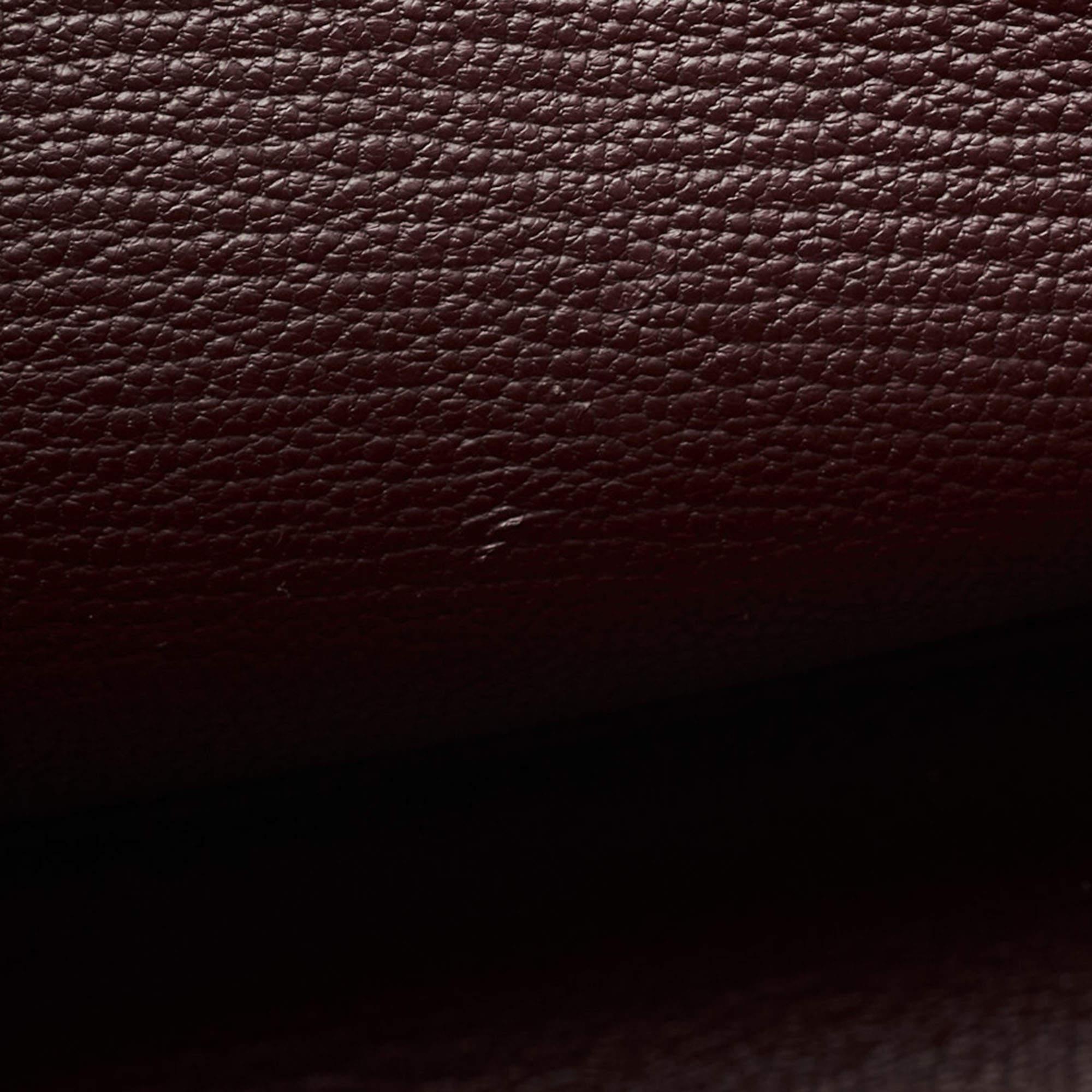 Hermes Bordeaux Togo Leather Palladium Finish Birkin 40 Bag 13
