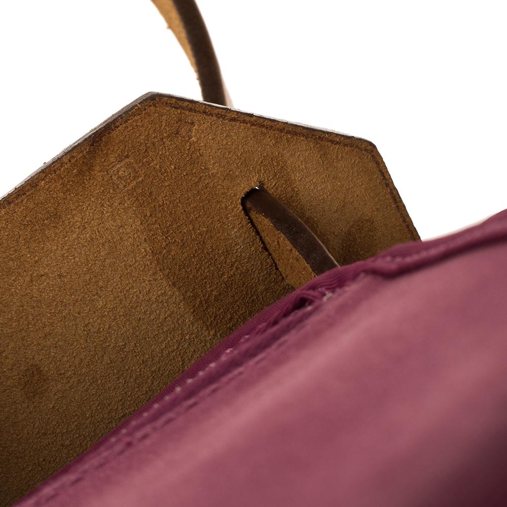 Bolso Hermes Bougainvillea de lona y piel Herbag Zip 31 8