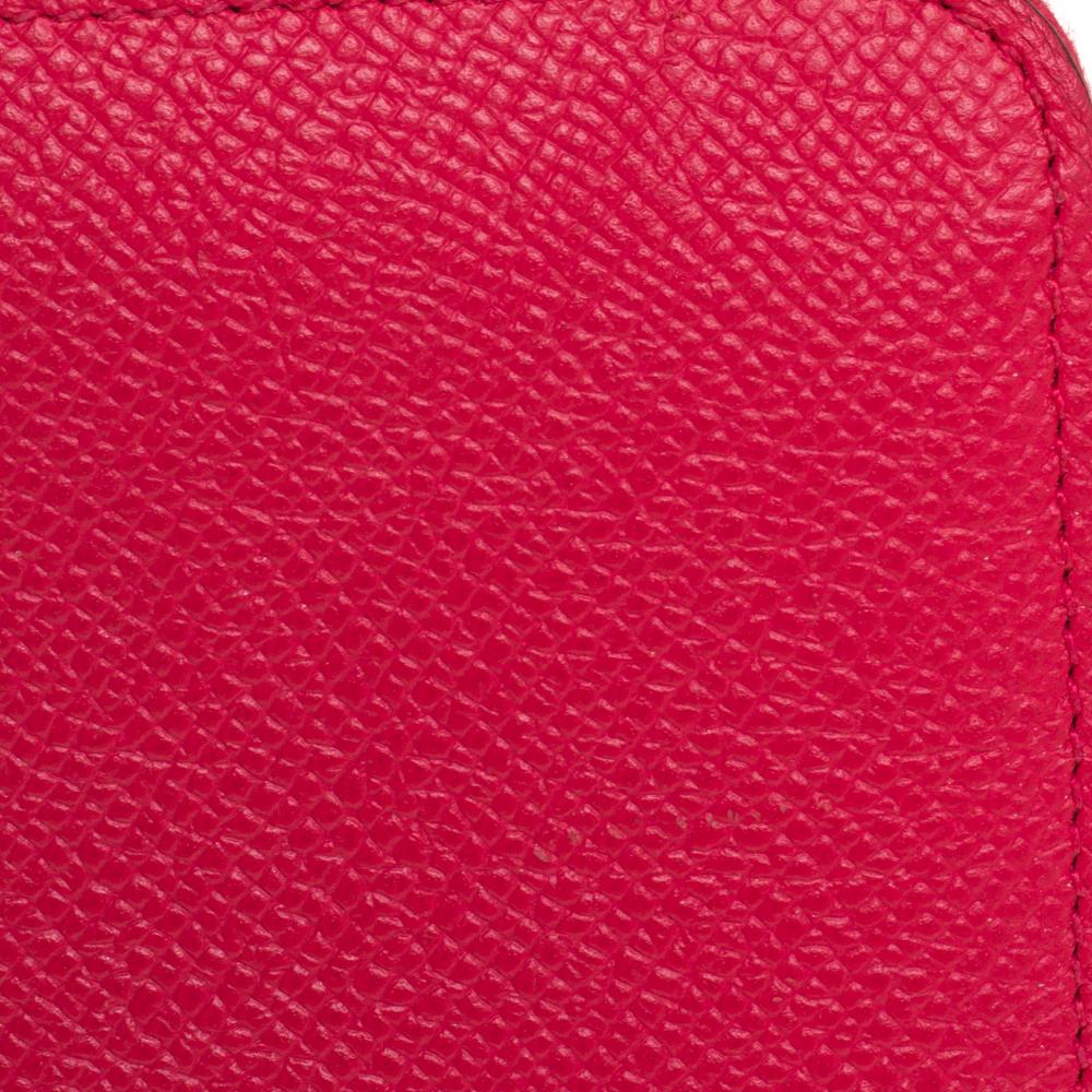 Hermes Bougainvillea Epsom Calfskin Silk'In Compact Wallet 3