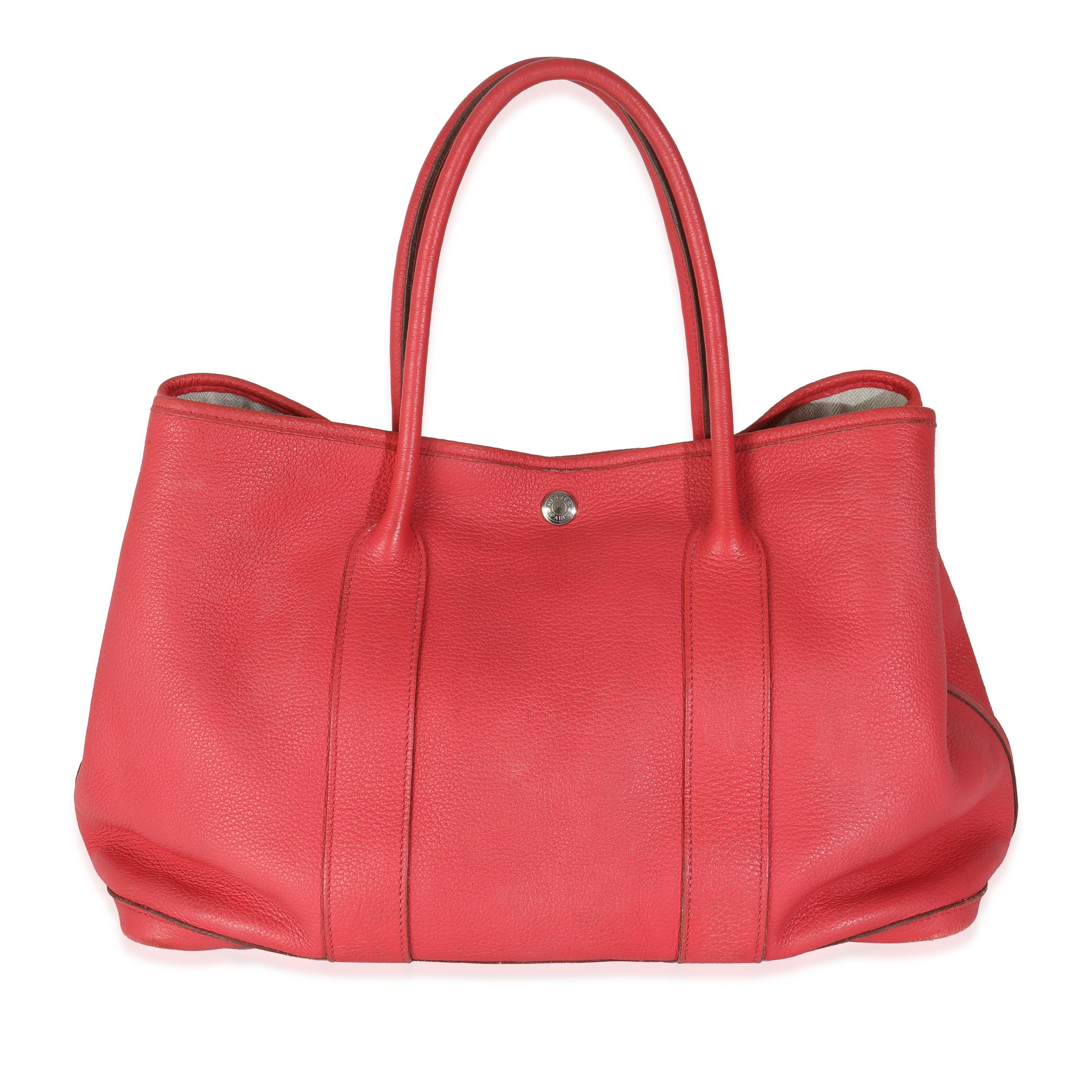 Listing Title: Hermès Bougainvillea Negonda Garden Party 36
SKU: Z145134
Condition: Pre-owned 
Handbag Condition: Fair
Condition Comments: Item is in fair condition with prominent signs of wear.   Staining, marks, scuffing and discoloration along