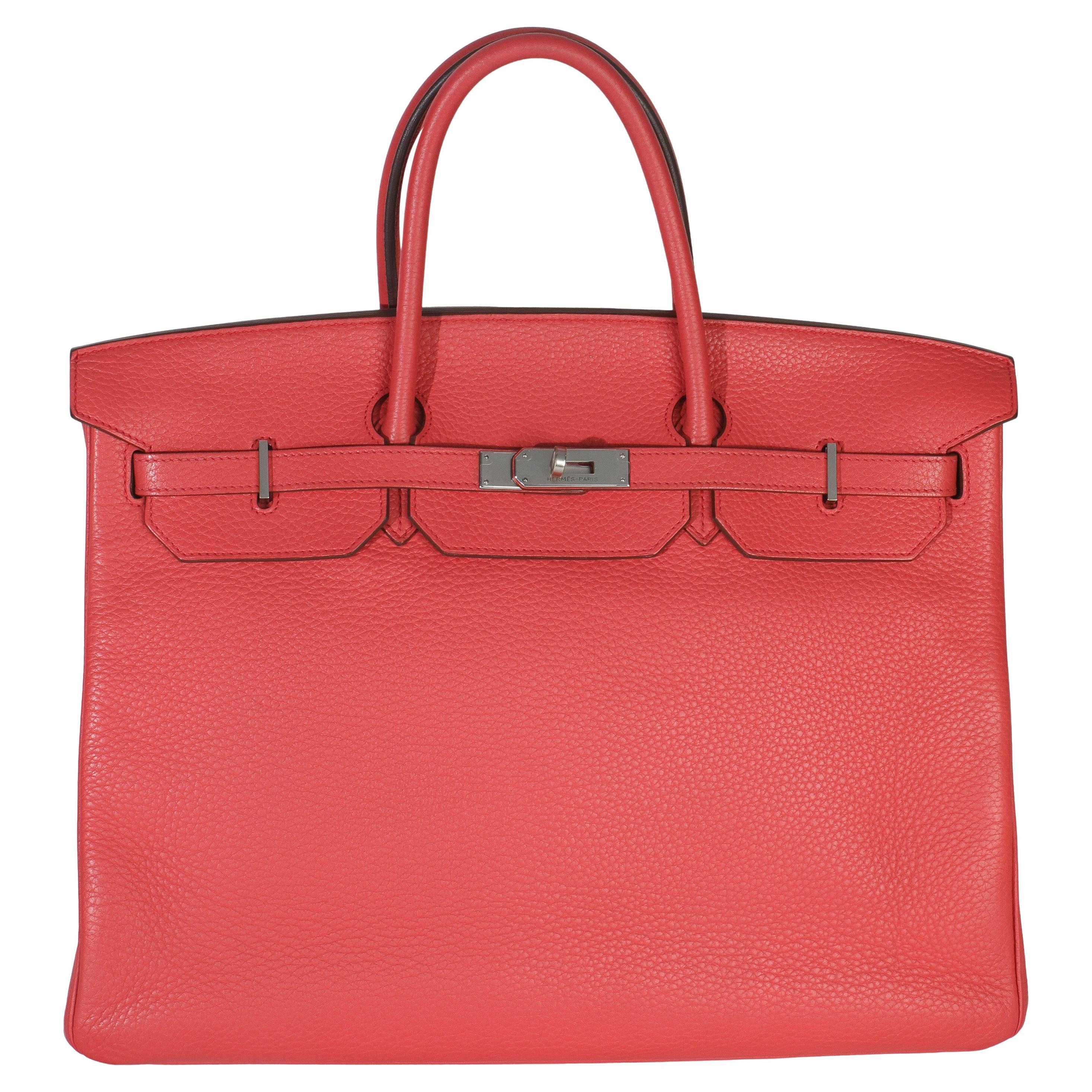 Hermès Bougainvillea Togo Birkin 40 PHW For Sale