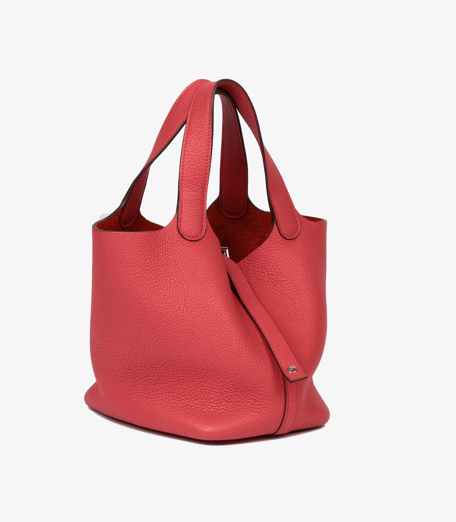 Hermès Bougainvillea Togo Leather Picotin Lock 18

Product Details
Xupes Ref: CB1376
Brand: Hermès
Model: Picotin Lock 18
Type: Tote
Serial Number: Y
Age: 2020
Accompanied By: Hermès Dust Bag, Padlock, Keys, Small Dust Bag
Colour: Bougainvillea