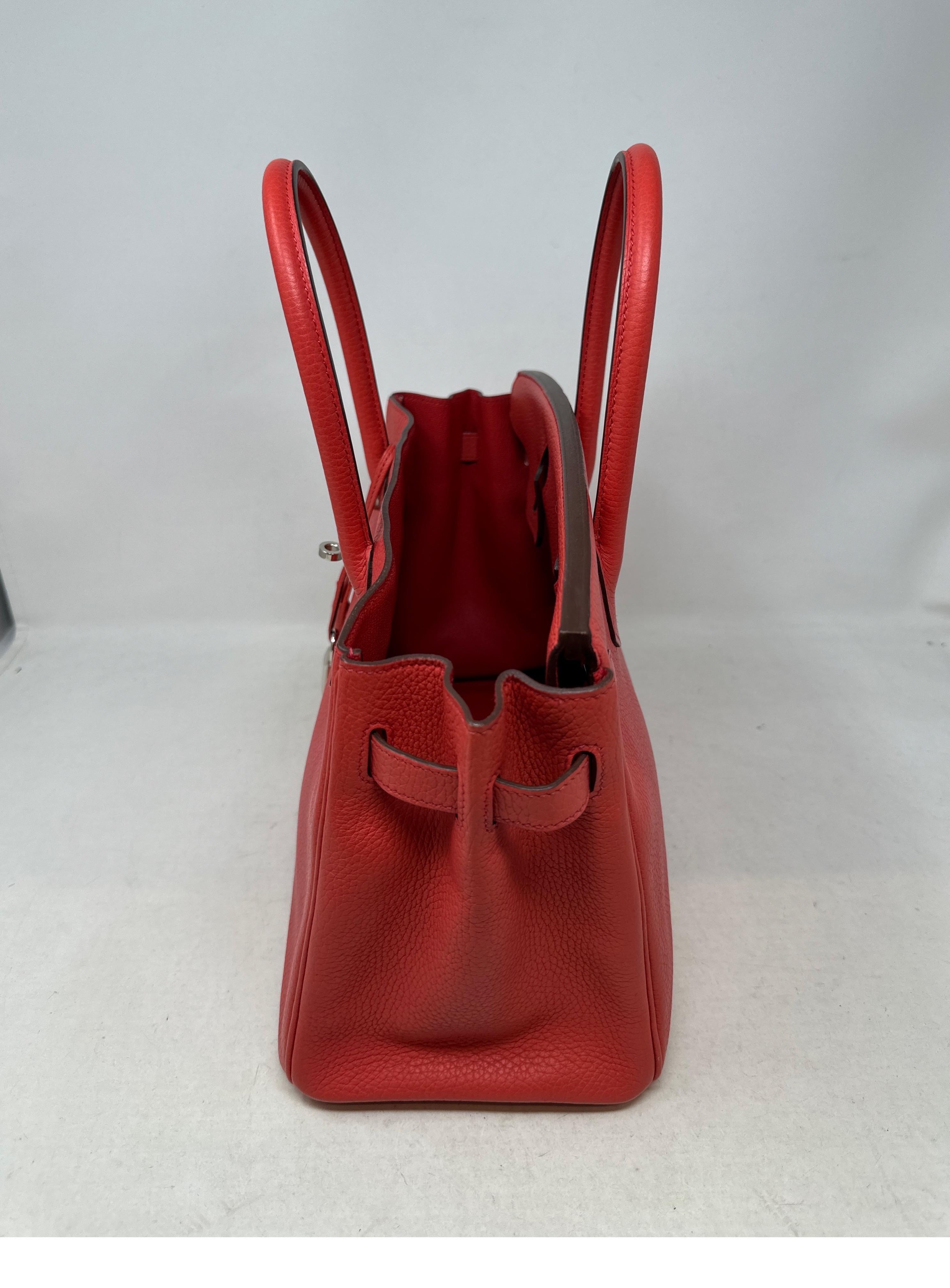 Hermes Bouganvillea Birkin 30 Bag For Sale 6