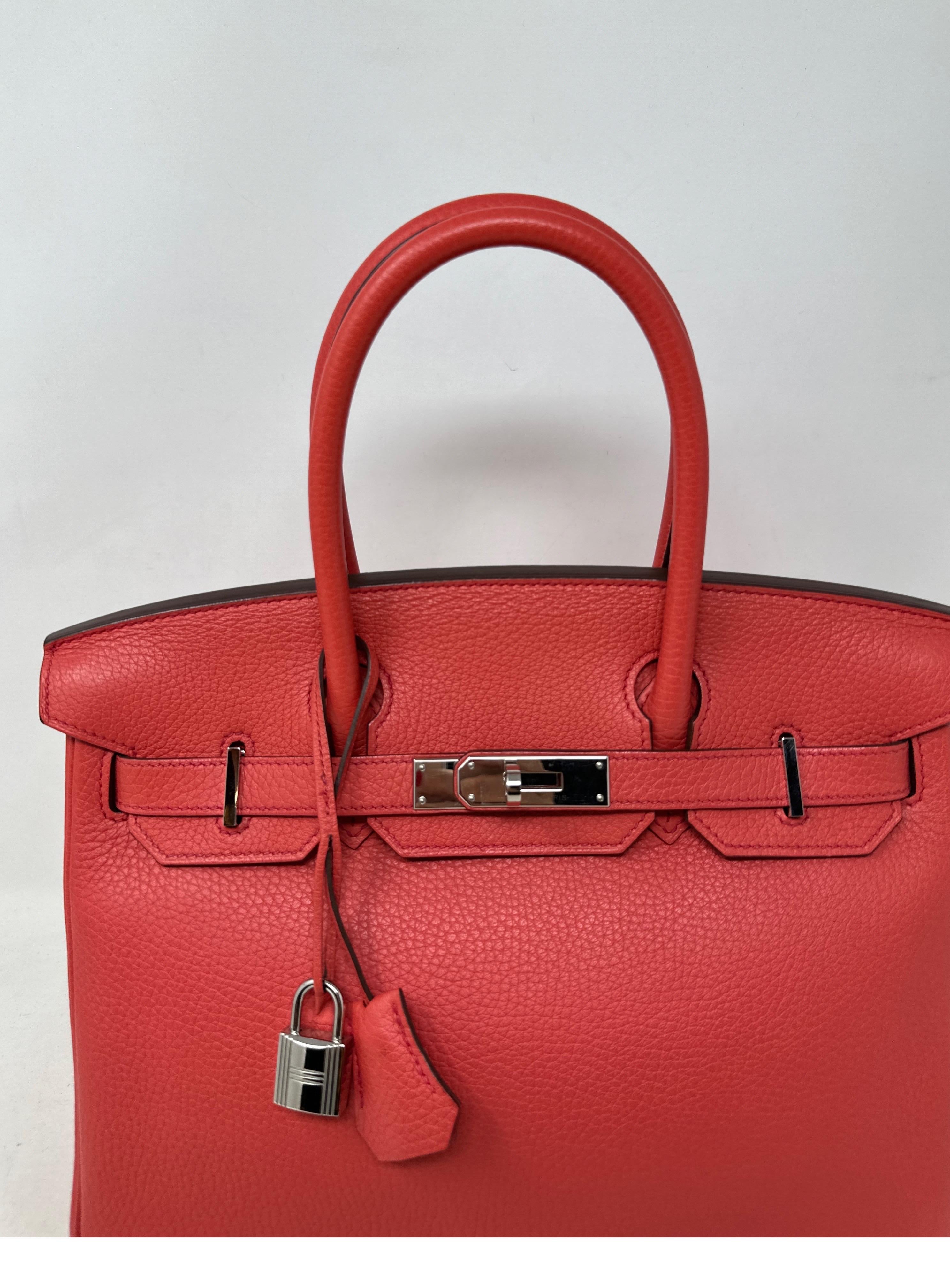 Hermes Bouganvillea Birkin 30 Bag For Sale 9